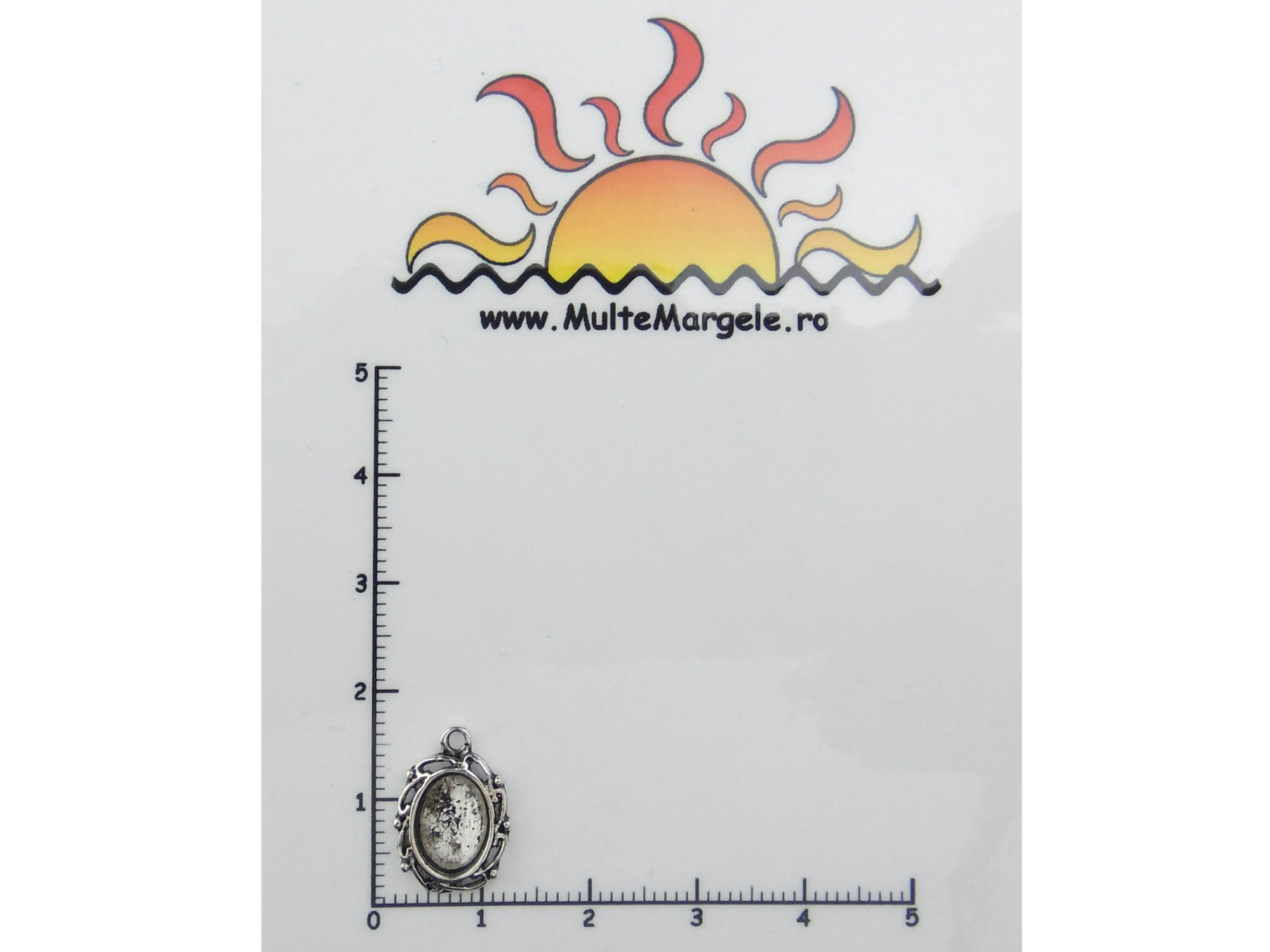 Baza cabochon. Interior platou: 9x6mm