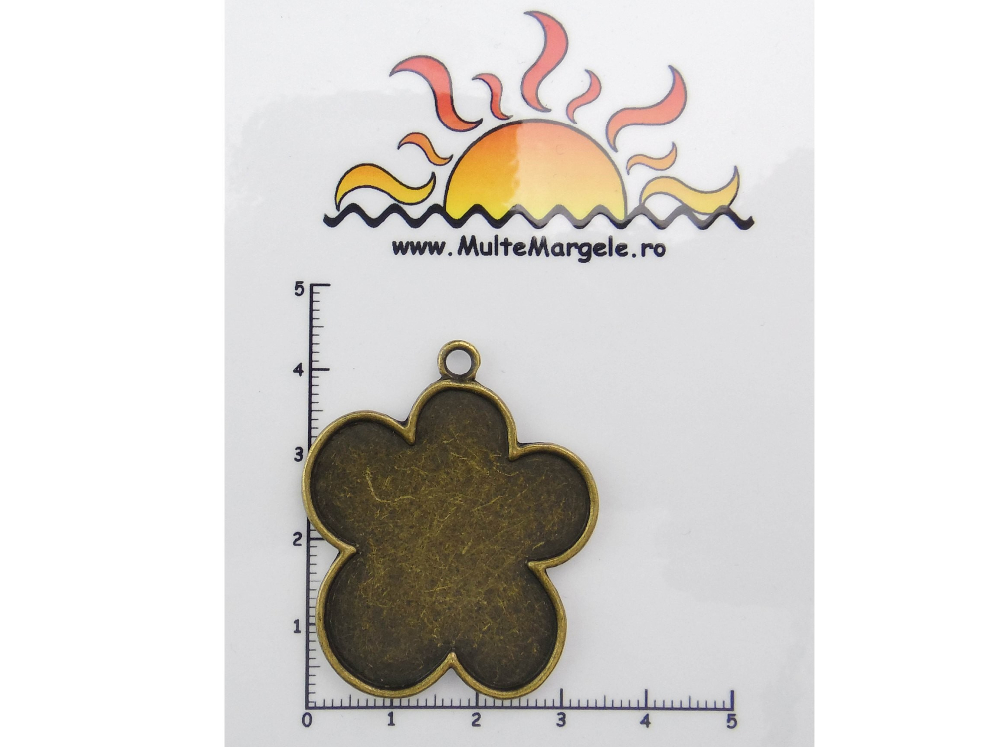 Baza cabochon. Dimensiuni: 42x35mm