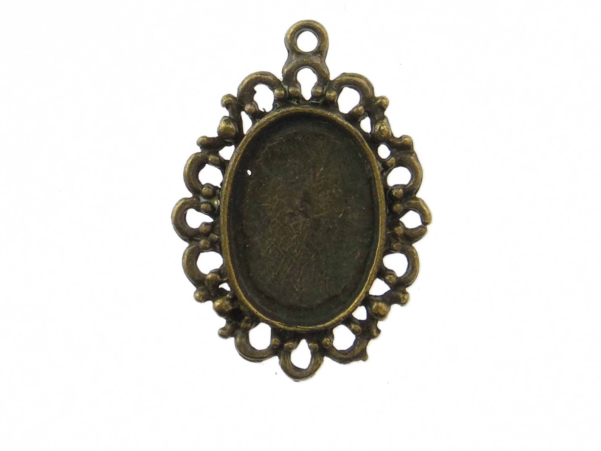 Baza cabochon. Interior platou: 17x12mm