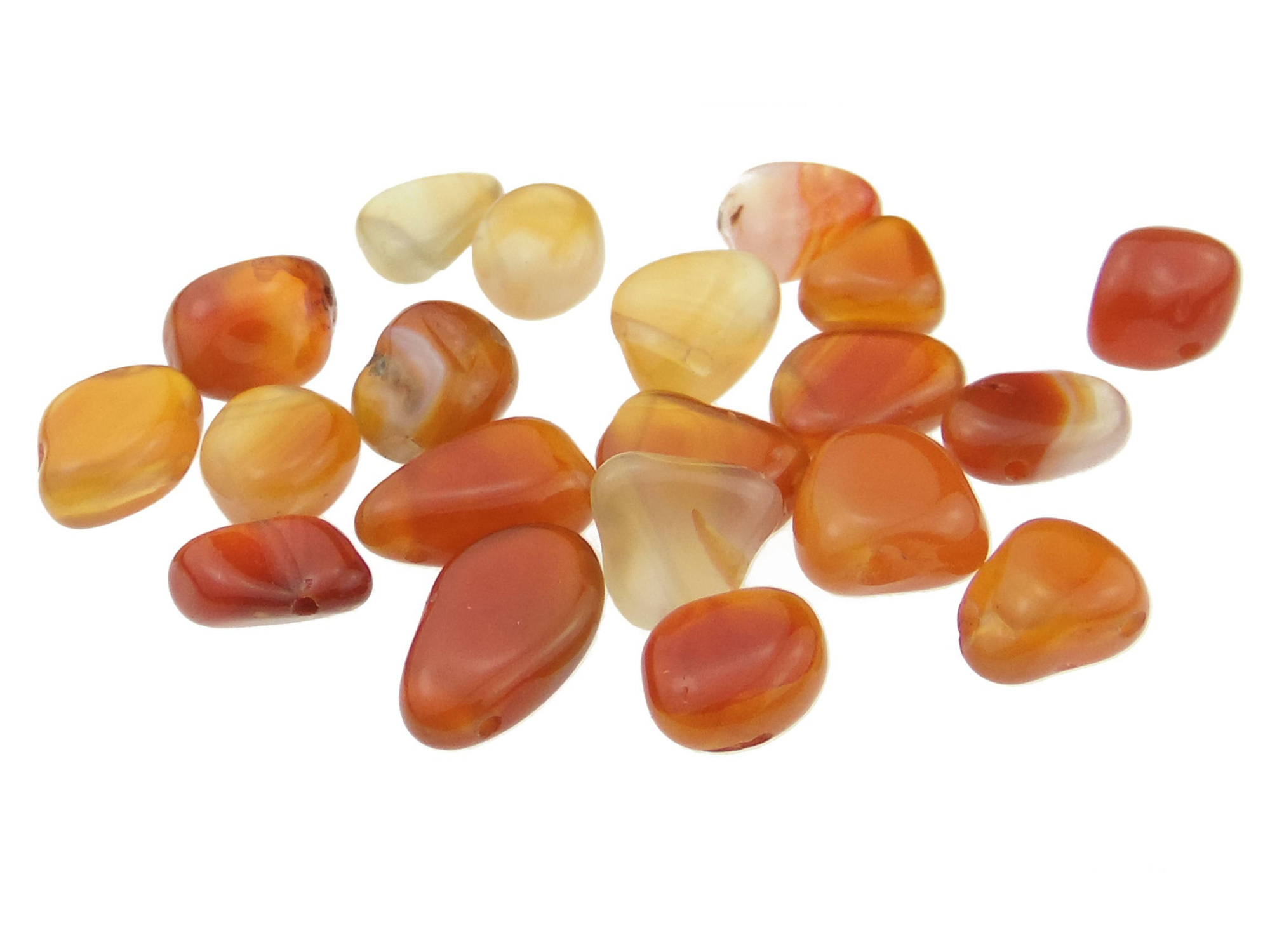 Carnelian Natural. Dimensiuni: 8~15mm