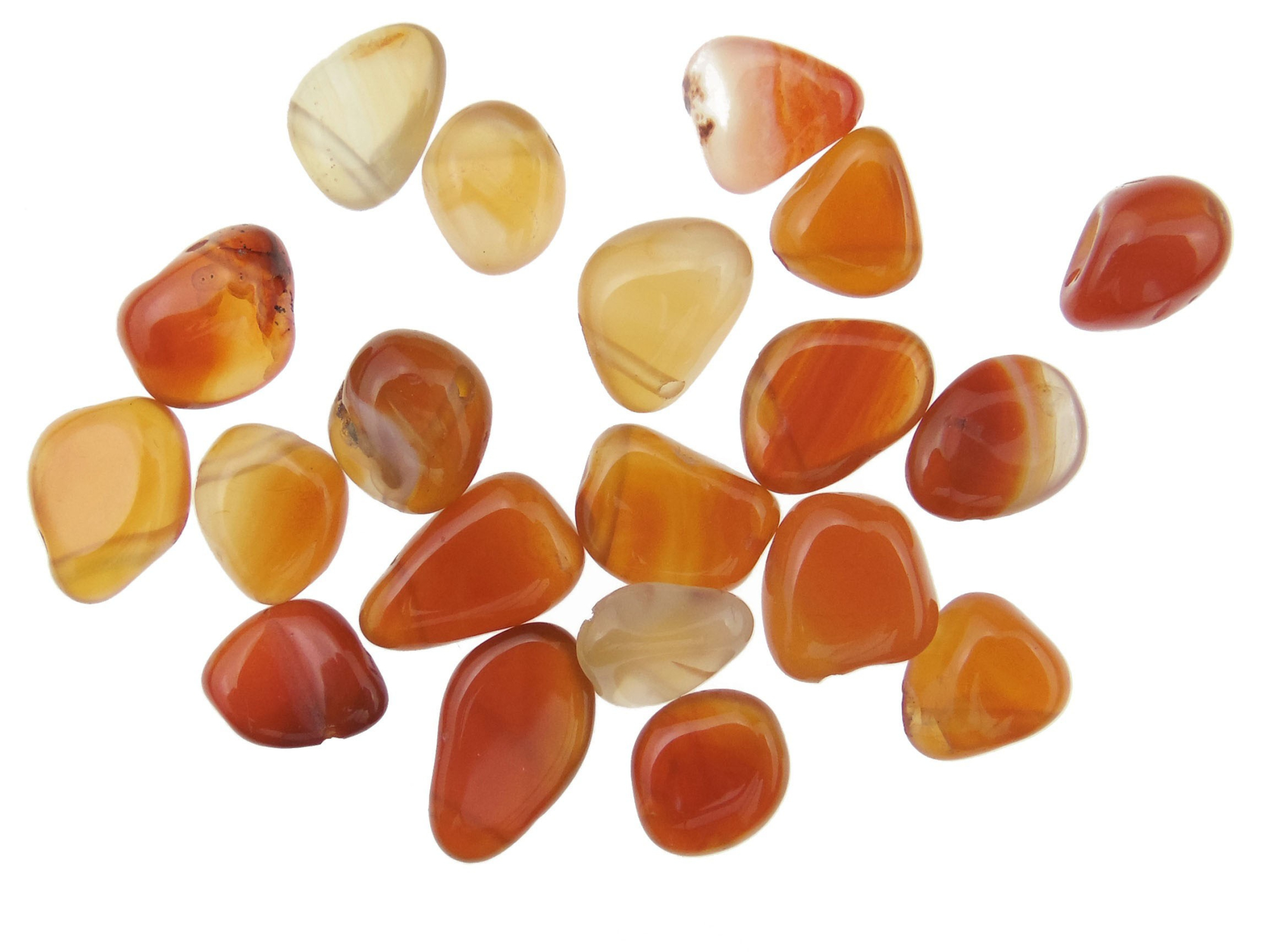 Carnelian Natural. Dimensiuni: 8~15mm