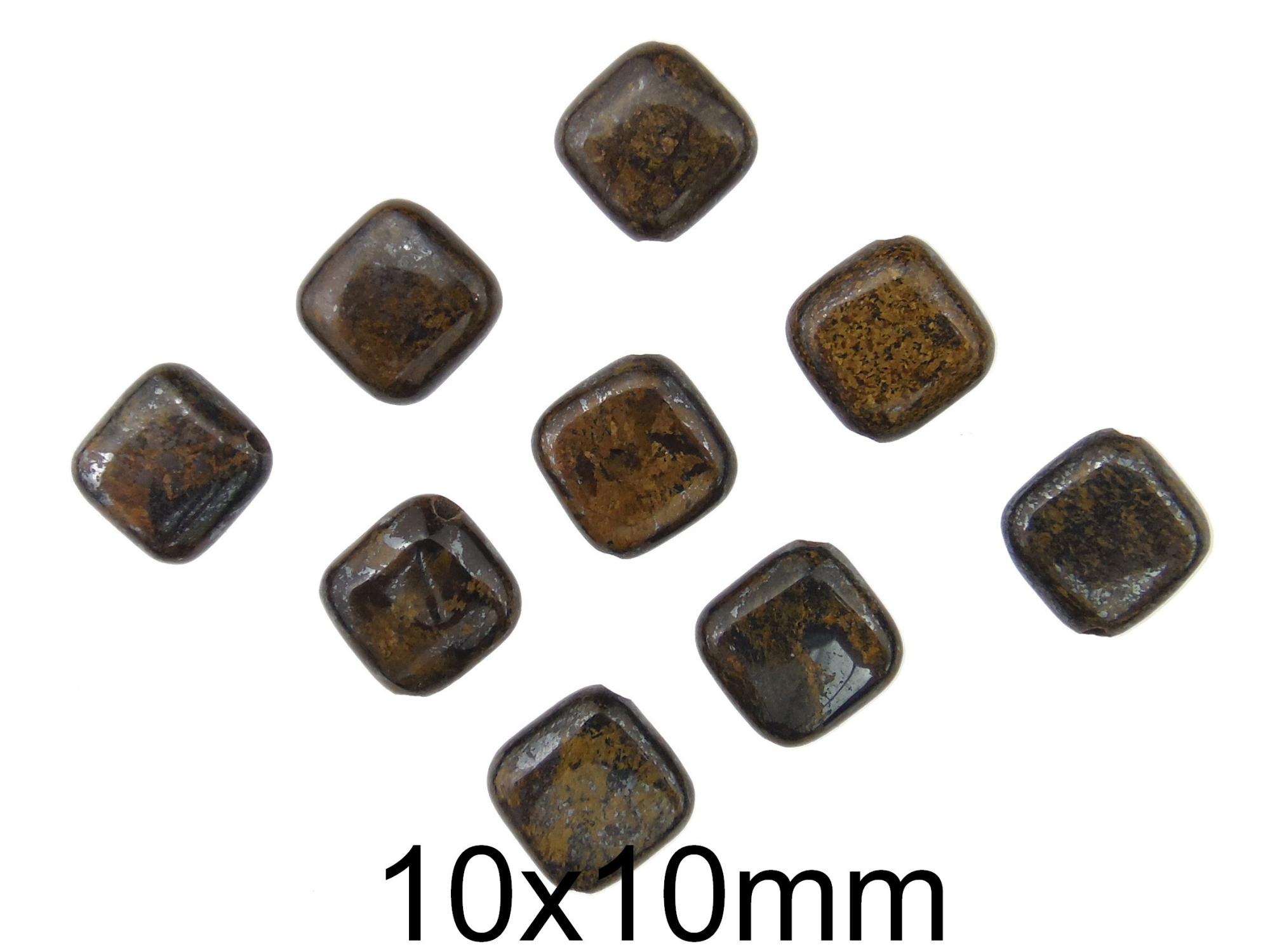 Bronzit Natural. Dimensiuni: 10x10mm