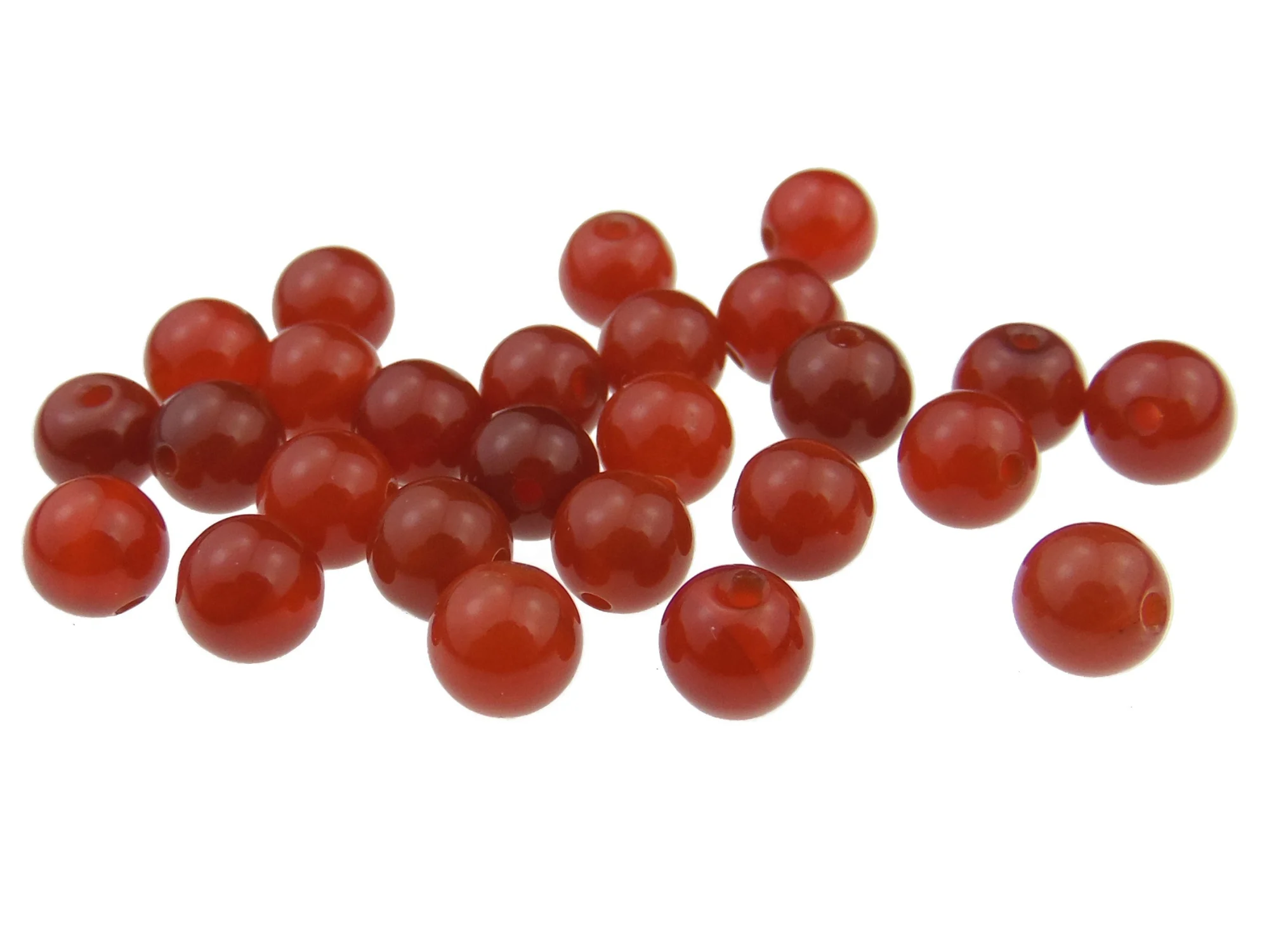 Carnelian Natural. Diametru: 6mm