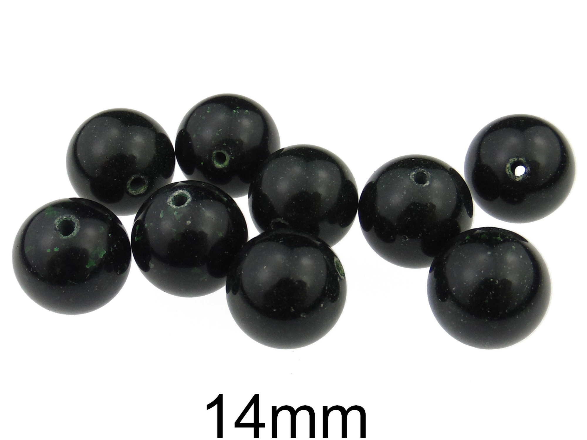 Green Goldstone. Diametru: 14mm