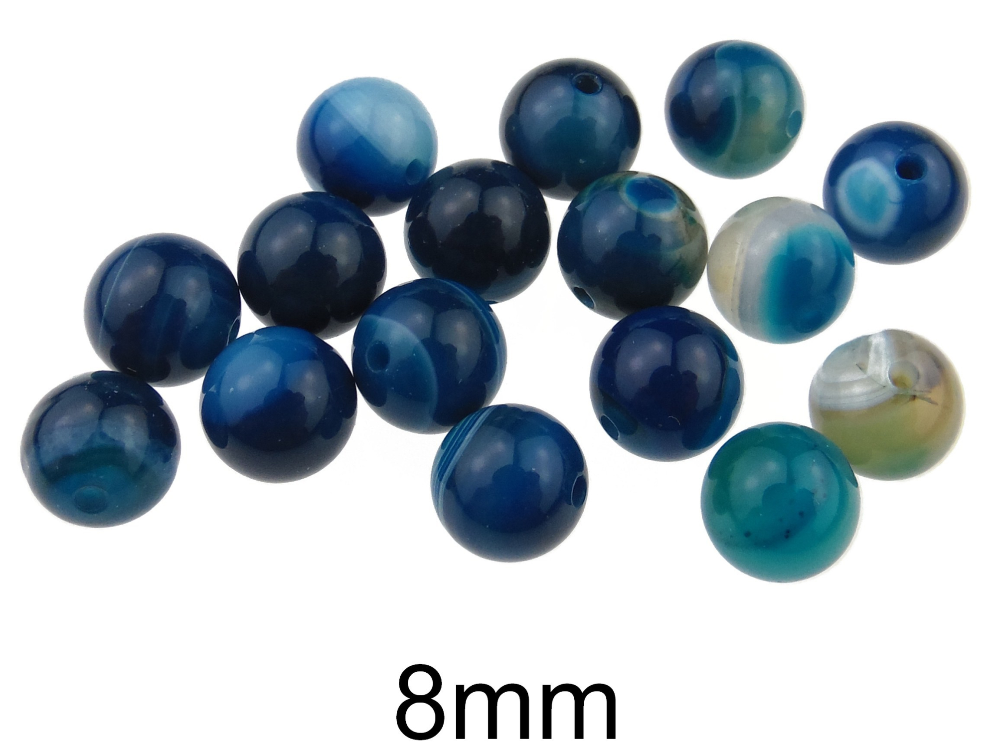 Agat Natural. Diametru: 8mm