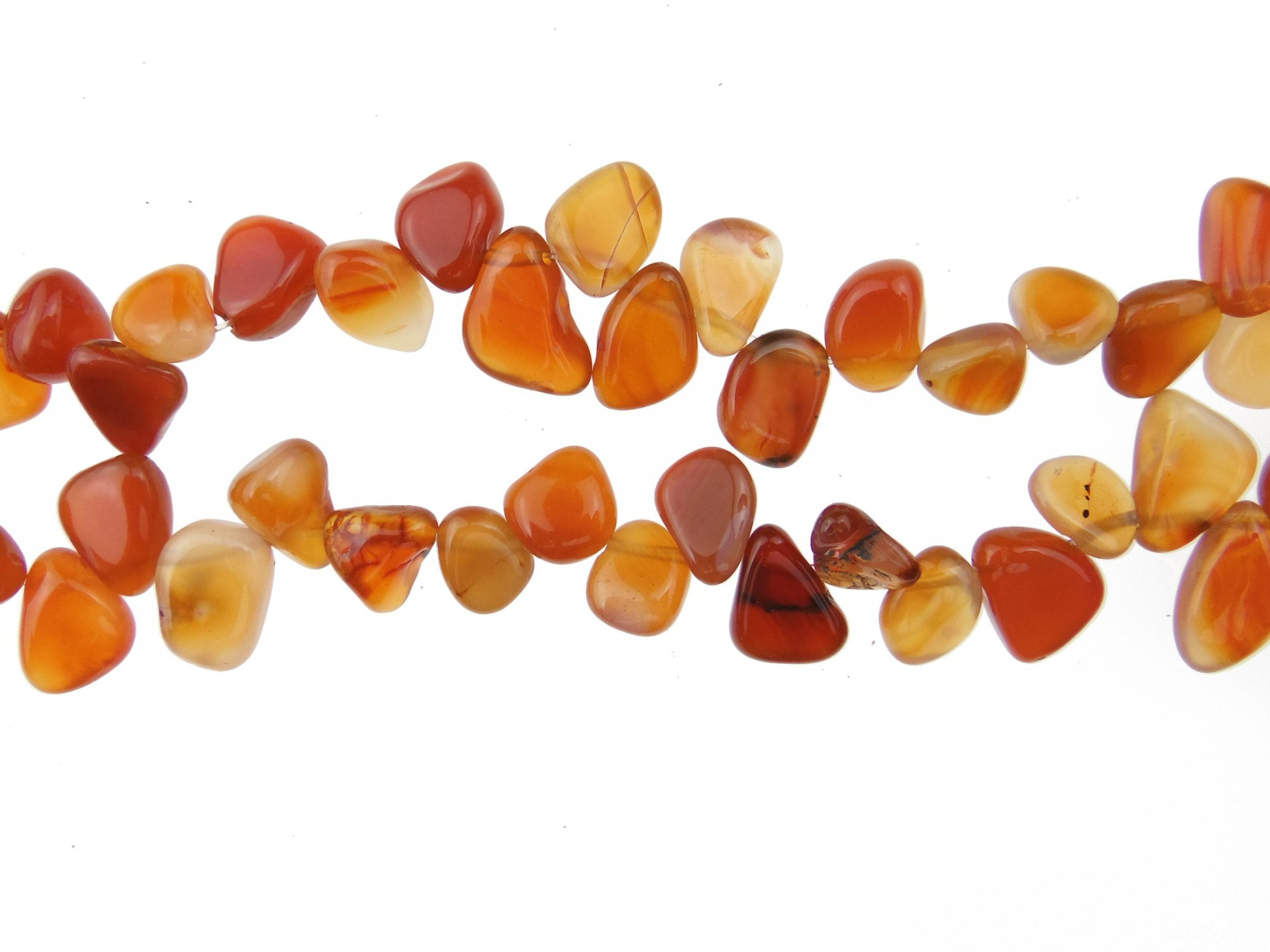 Carnelian Natural. Dimensiuni: 8~15mm