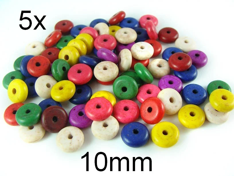 (5b) Howlite. Diametru: 8mm