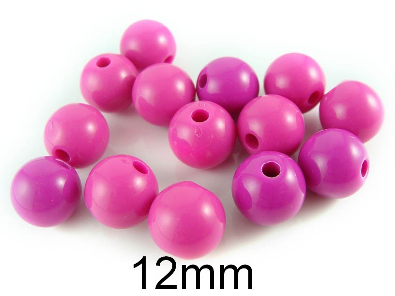 (5b)Margele Acrilice. Diametru: 12mm