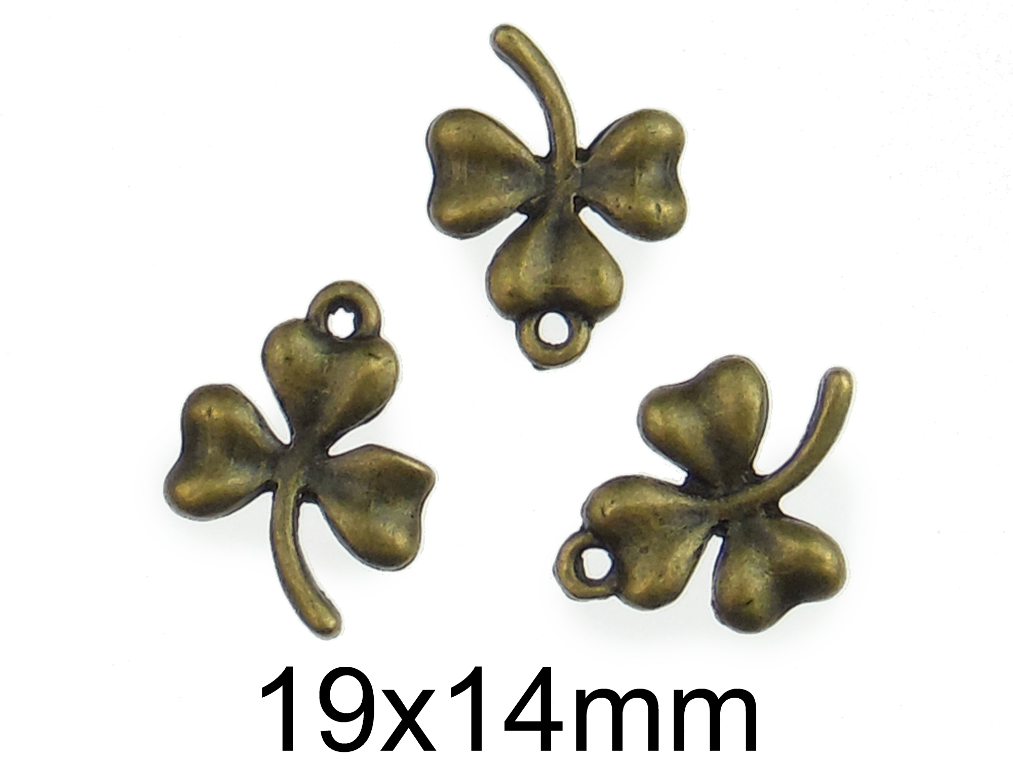 Charm Bronz Trifoi