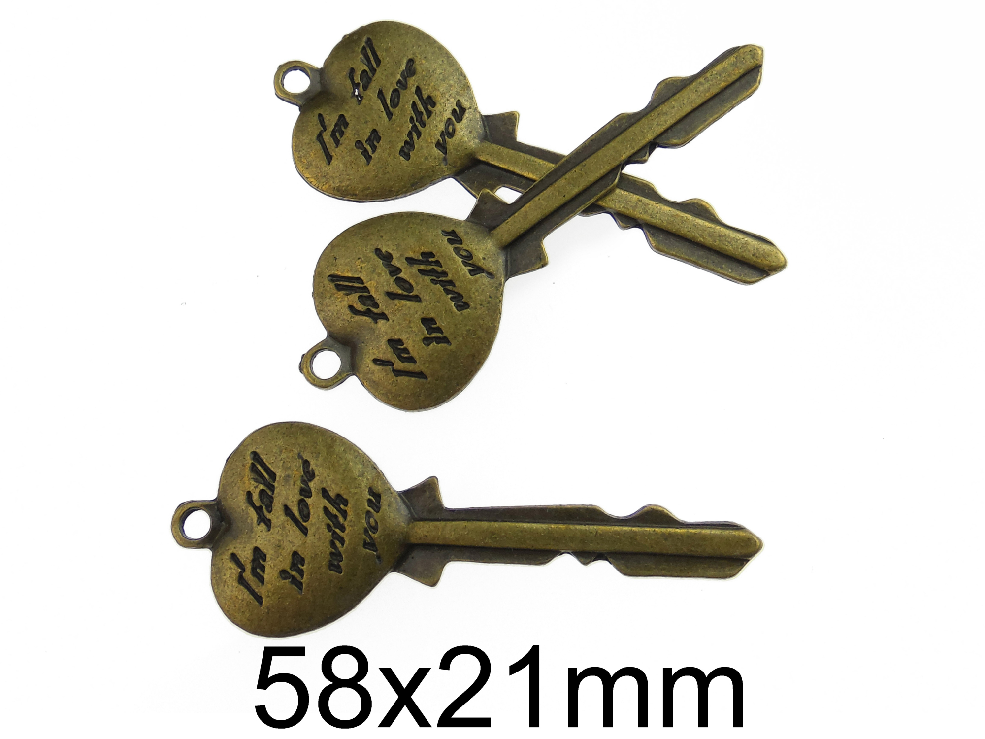 Charm Cheie Bronz
