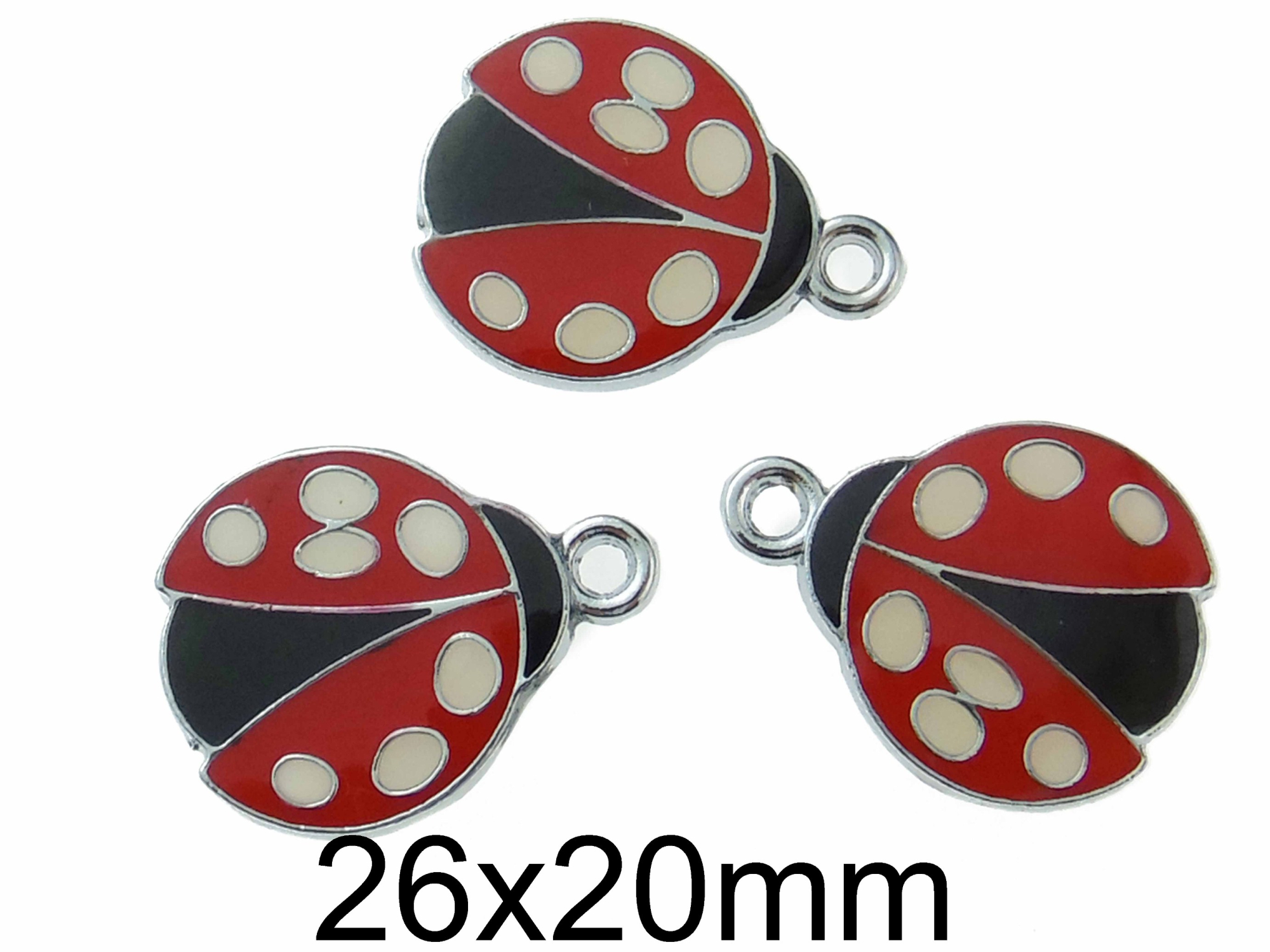 Charm Buburuza 26x20mm