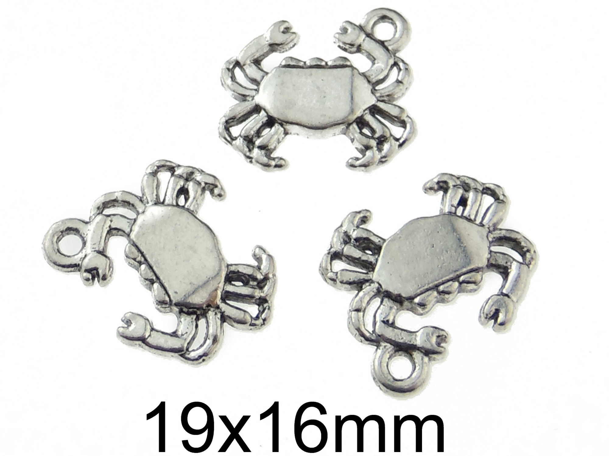 Charm Crab Argint Tibetan