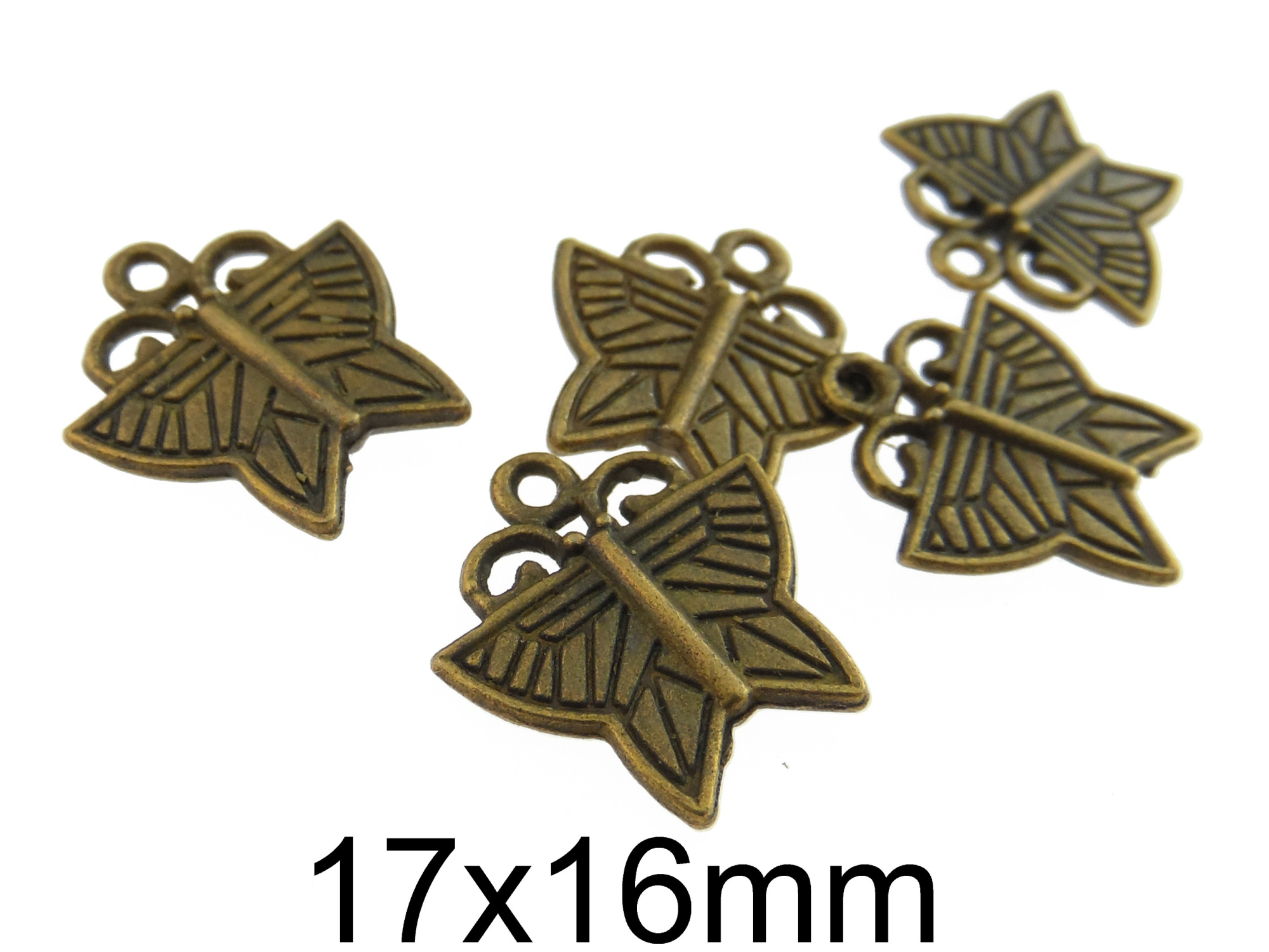 Charm Fluture Bronz