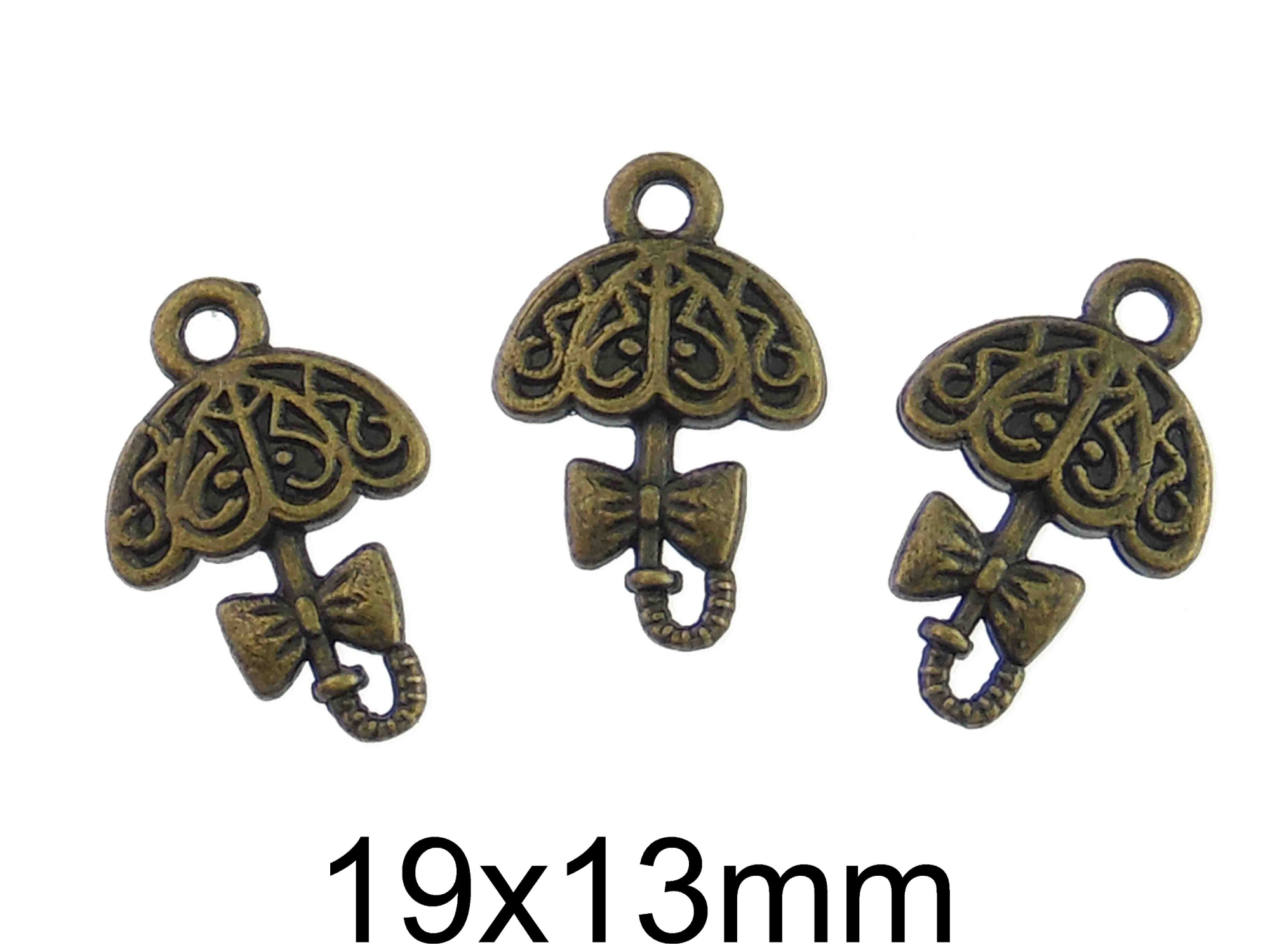 Charm Umbrela Bronz