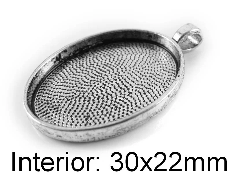 Baza cabochon. Interior platou: 30x22mm