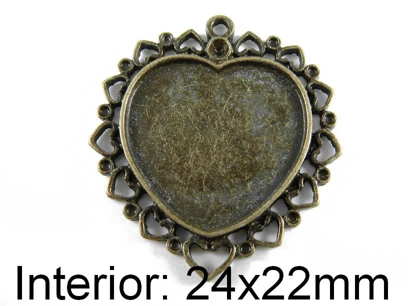 Baza cabochon. Interior platou: 24x22mm