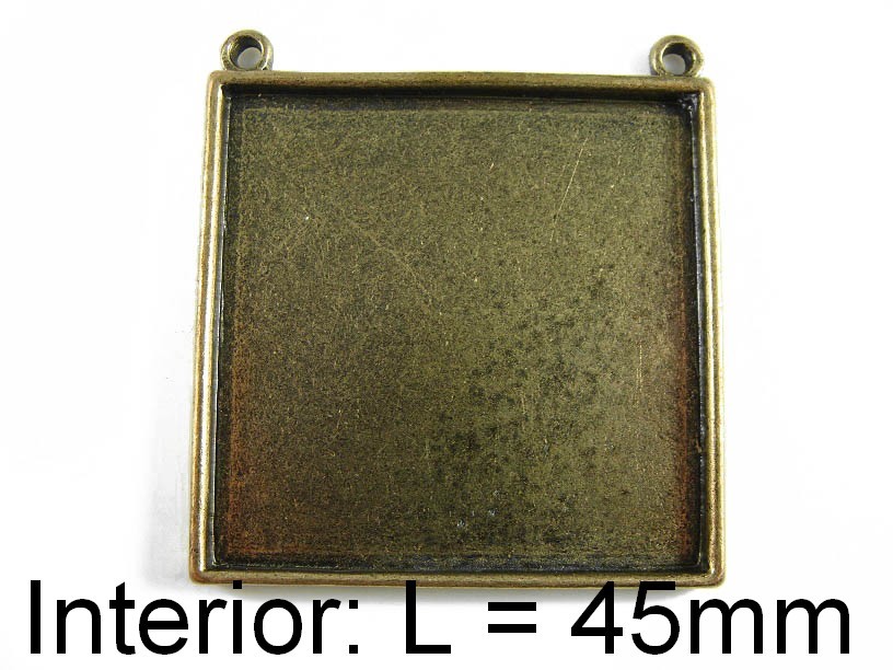 Baza cabochon. Interior platou: 45x45mm