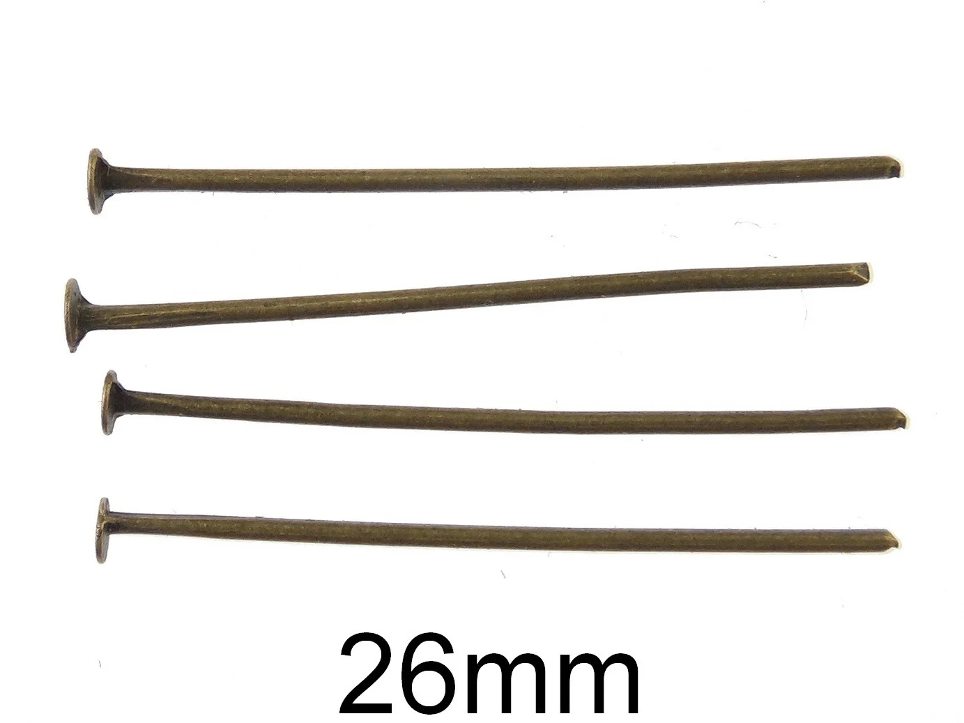 (100b)Ace bronz cu cap. Lungime: 26mm