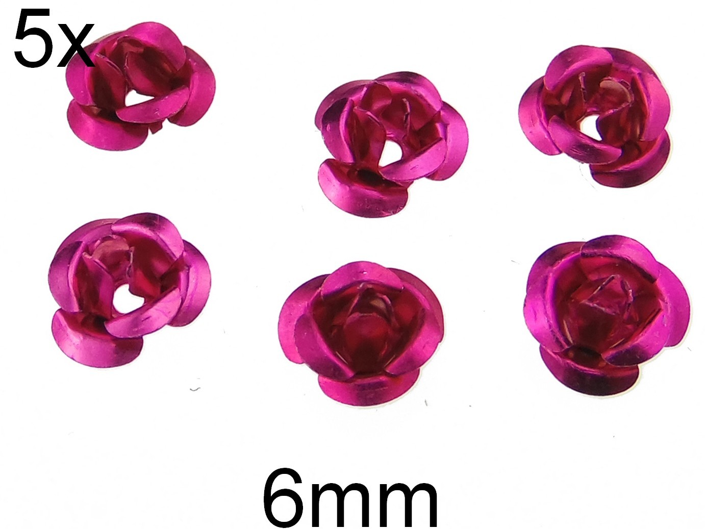 (5b)Trandafiri Metalici 6mm