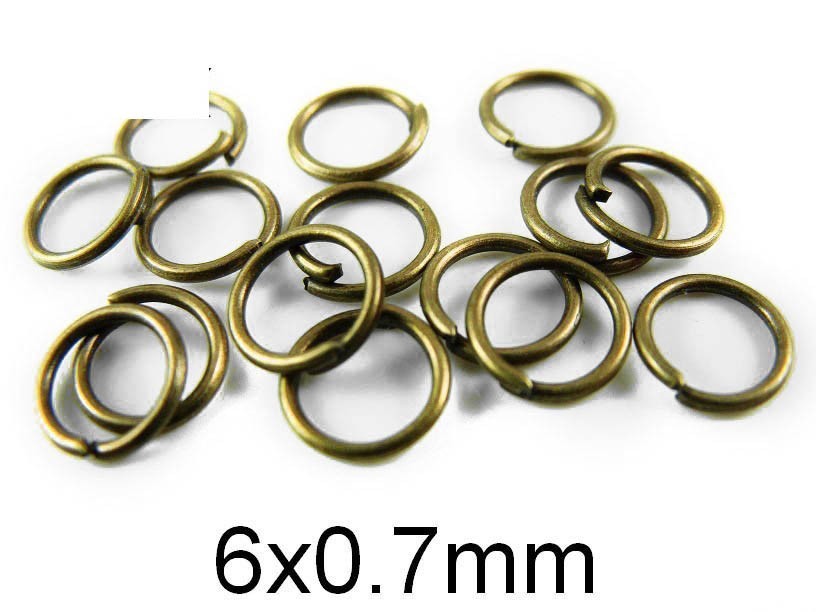 (5g)Zale bronz. Diametru: 6mm. Grosime: 0.7mm