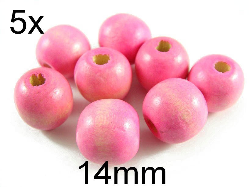 (5b)Margele din lemn 14mm