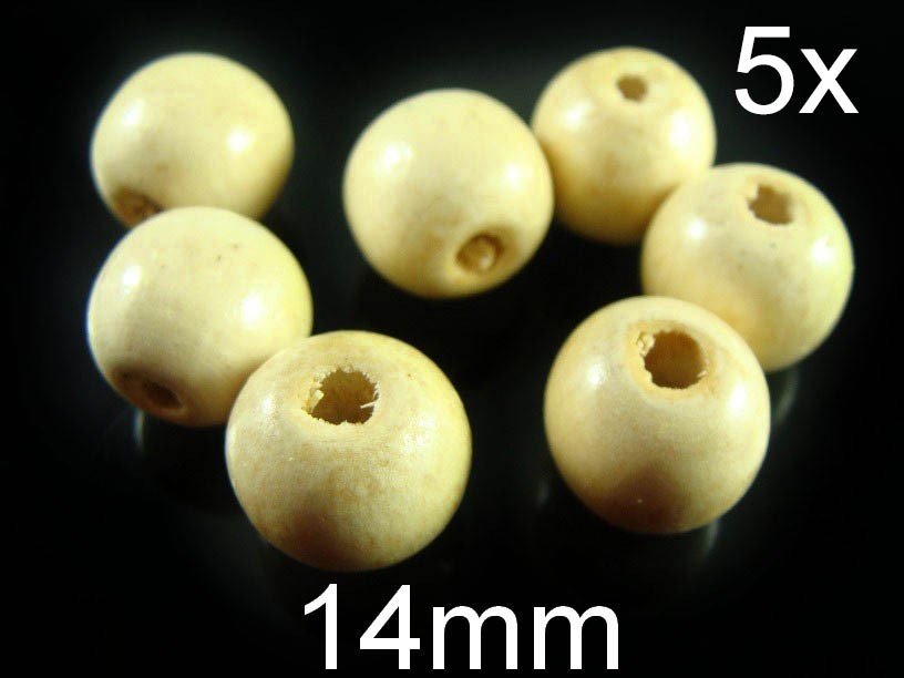 (5b)Margele din lemn 14mm