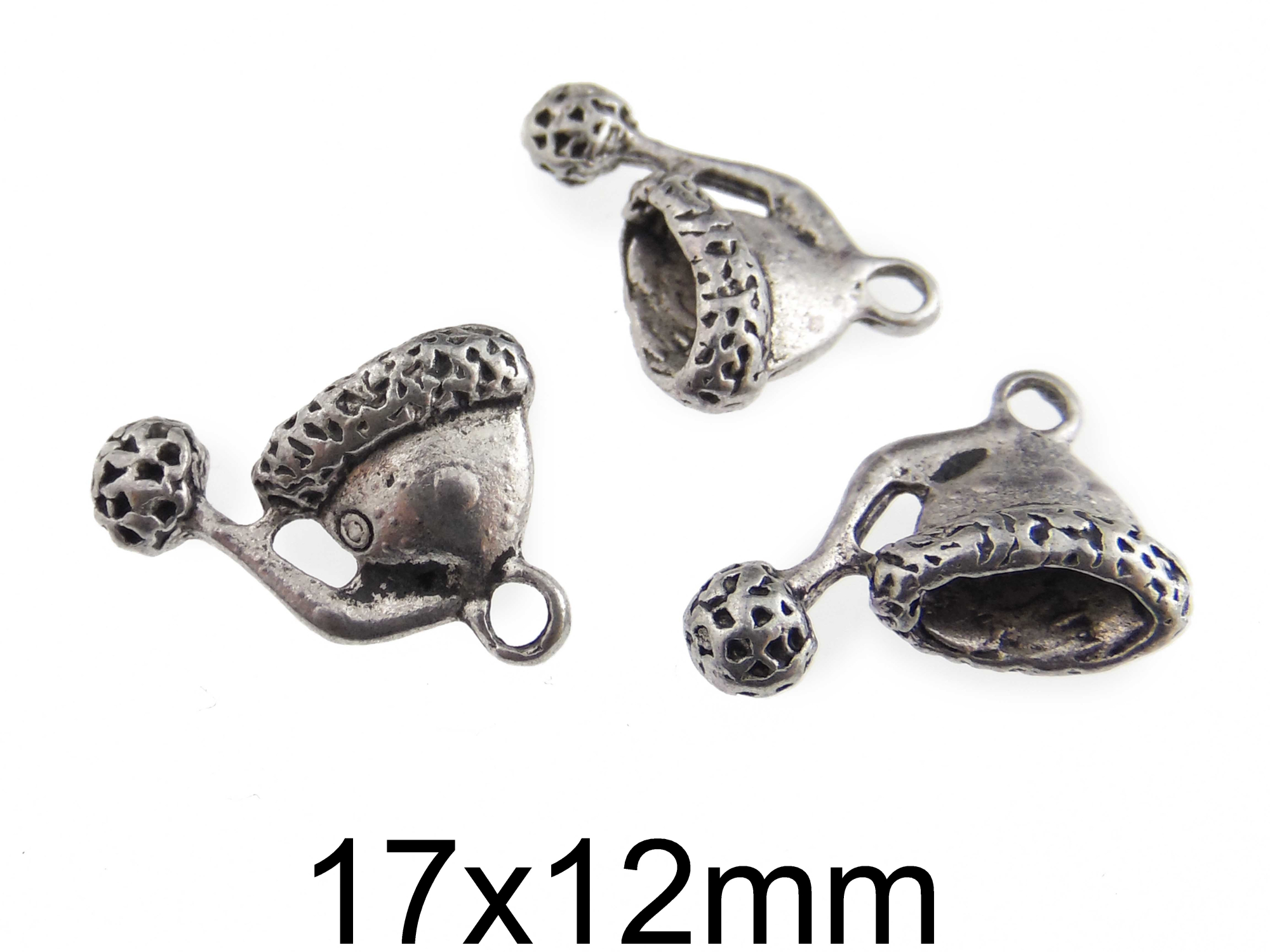 Charm Caciulita 17x12mm - xmas052