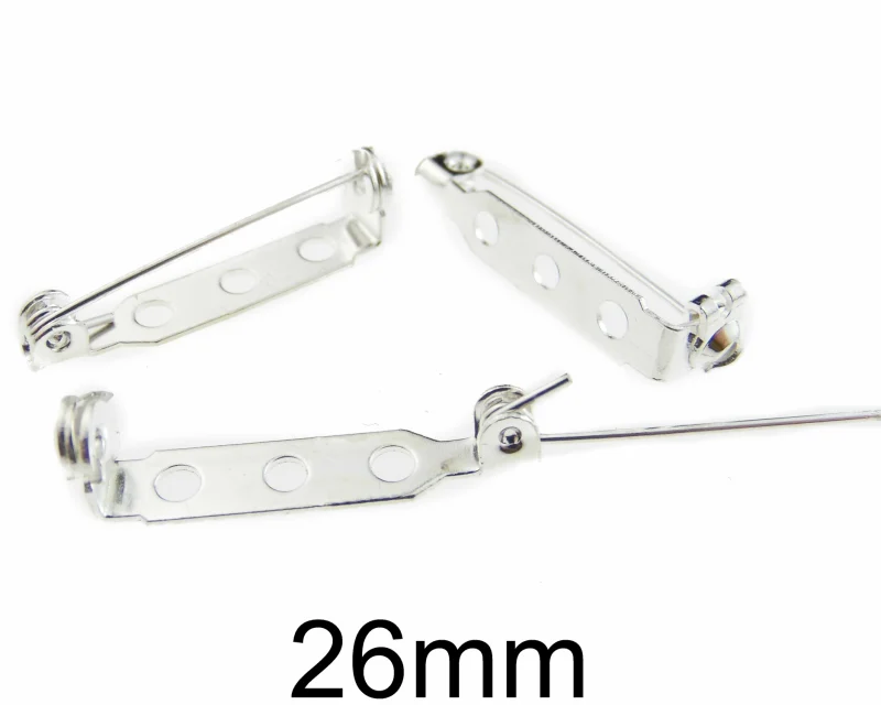 Baza Brosa Argintie, cu 3 gauri siguranta 26mm