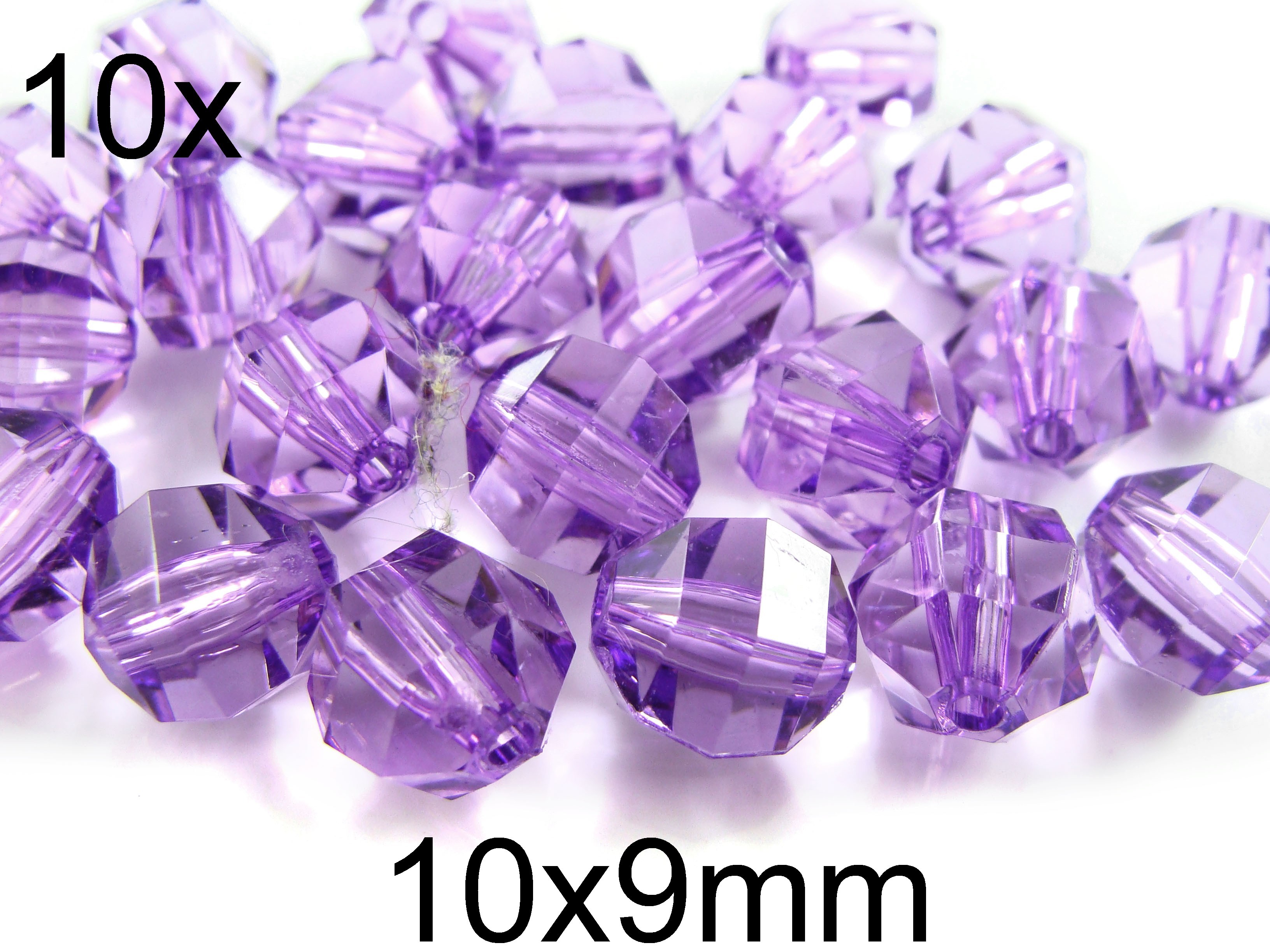 (10b)Margele Acrilice. Dimensiuni: 10x9mm