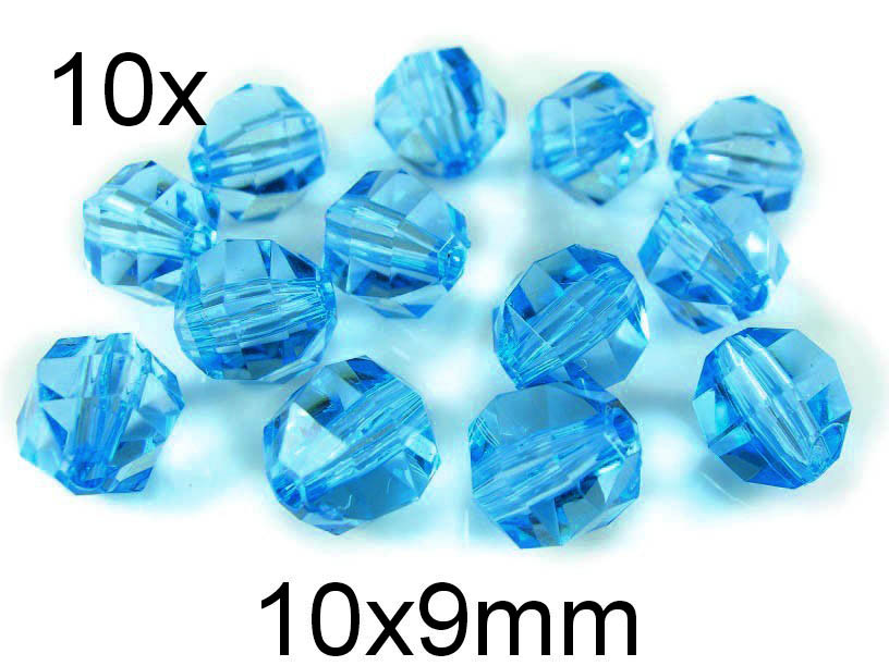 (10b)Margele Acrilice. Dimensiuni: 10x9mm