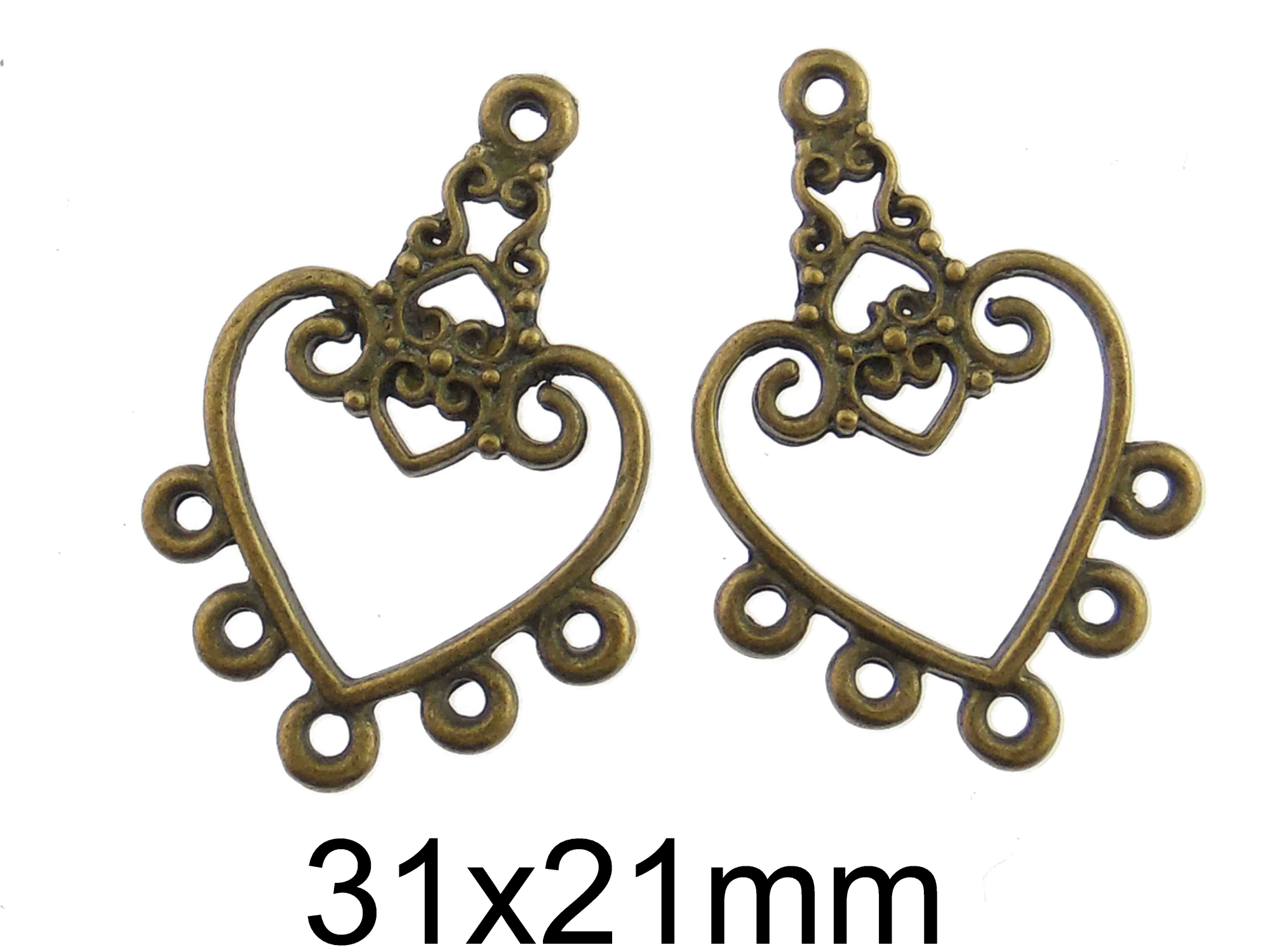 Candelabru bronz 31x21mm