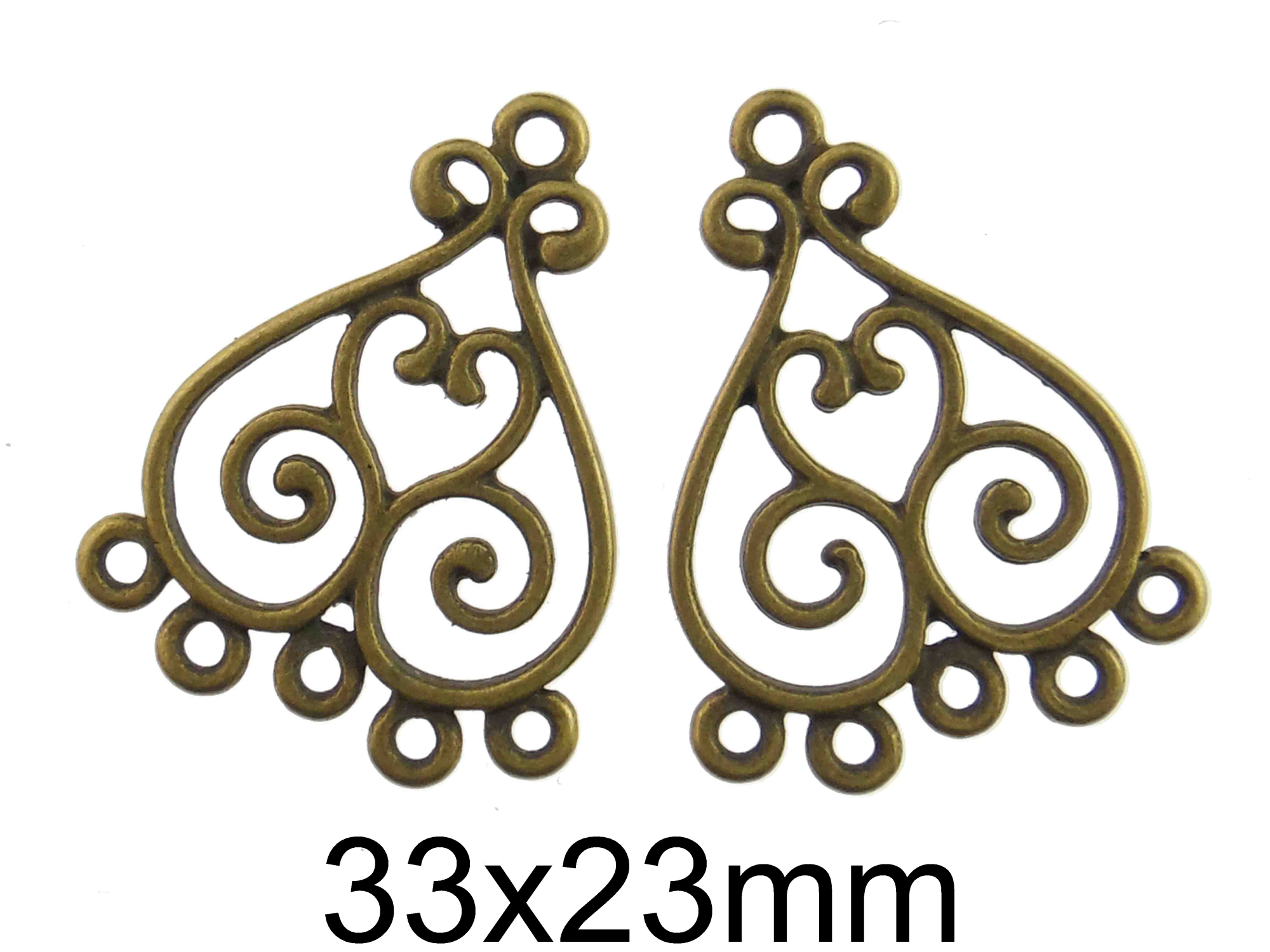 Candelabru Bronz 33x23mm