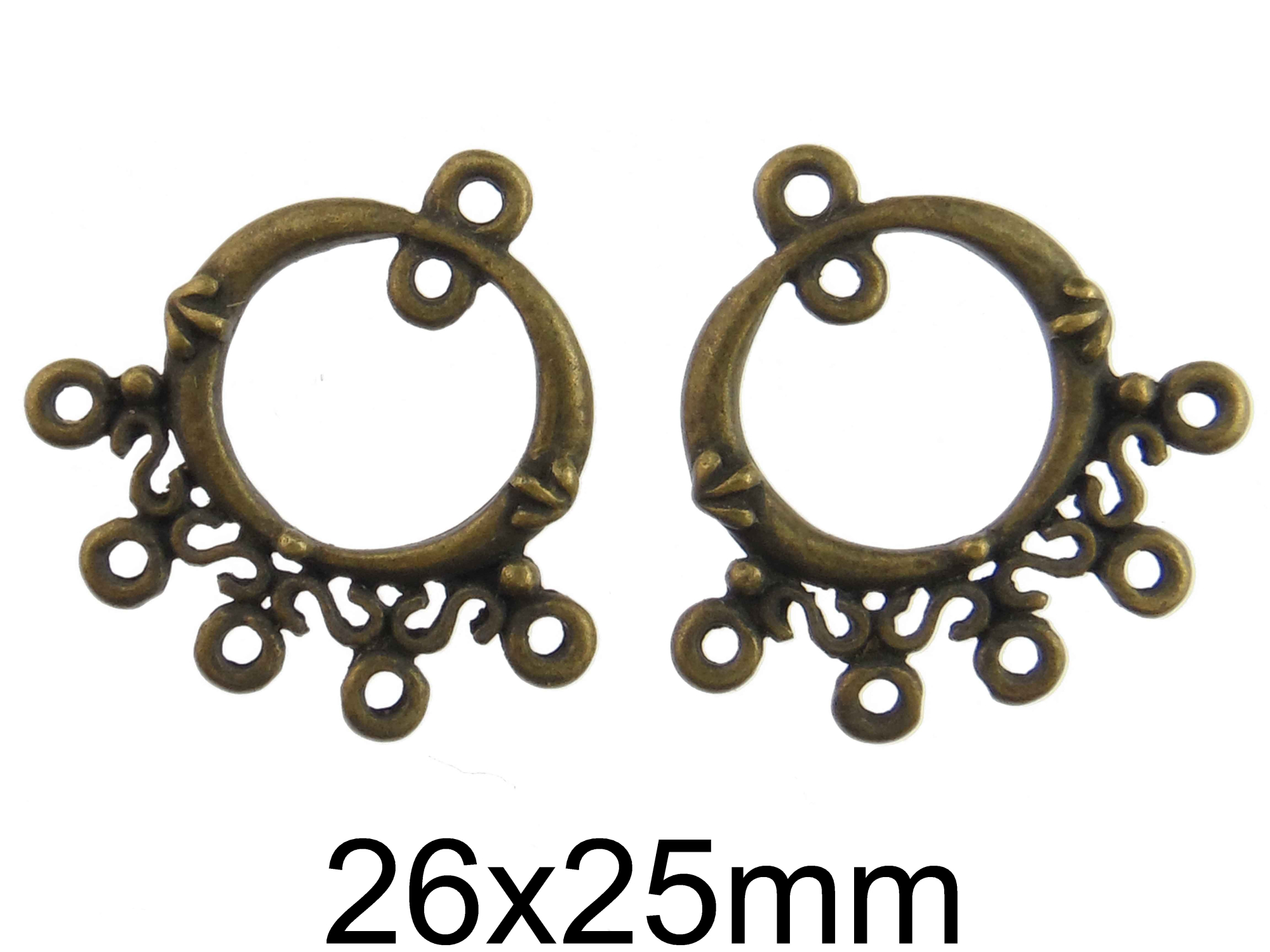 Candelabru bronz 26x25mm