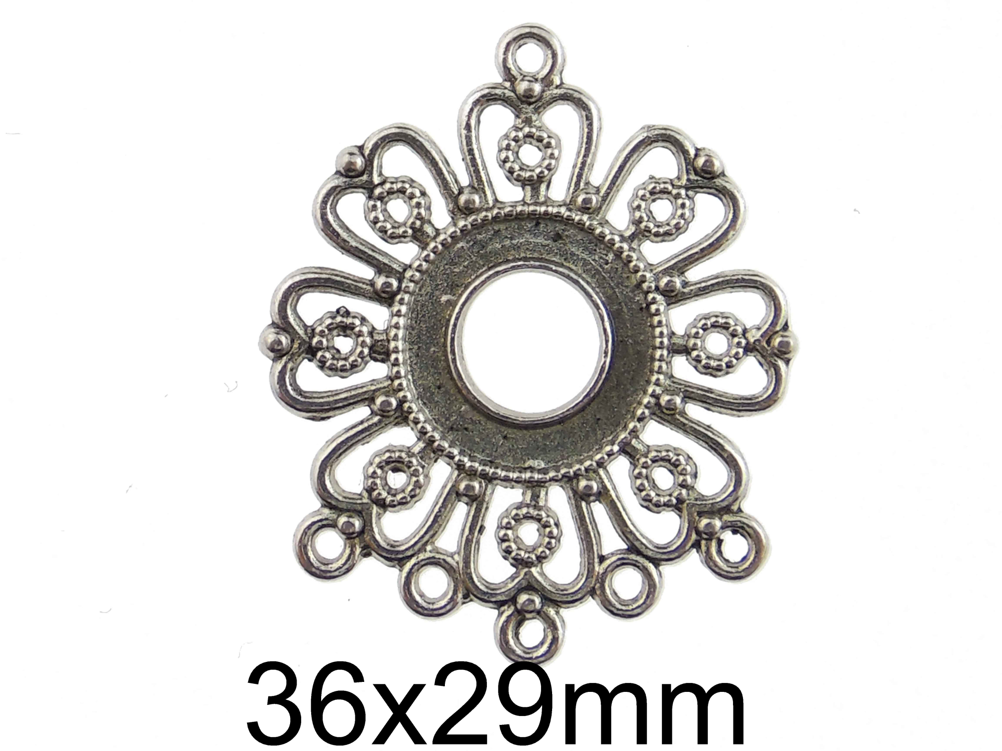 Candelabru Argintiu 36x29mm
