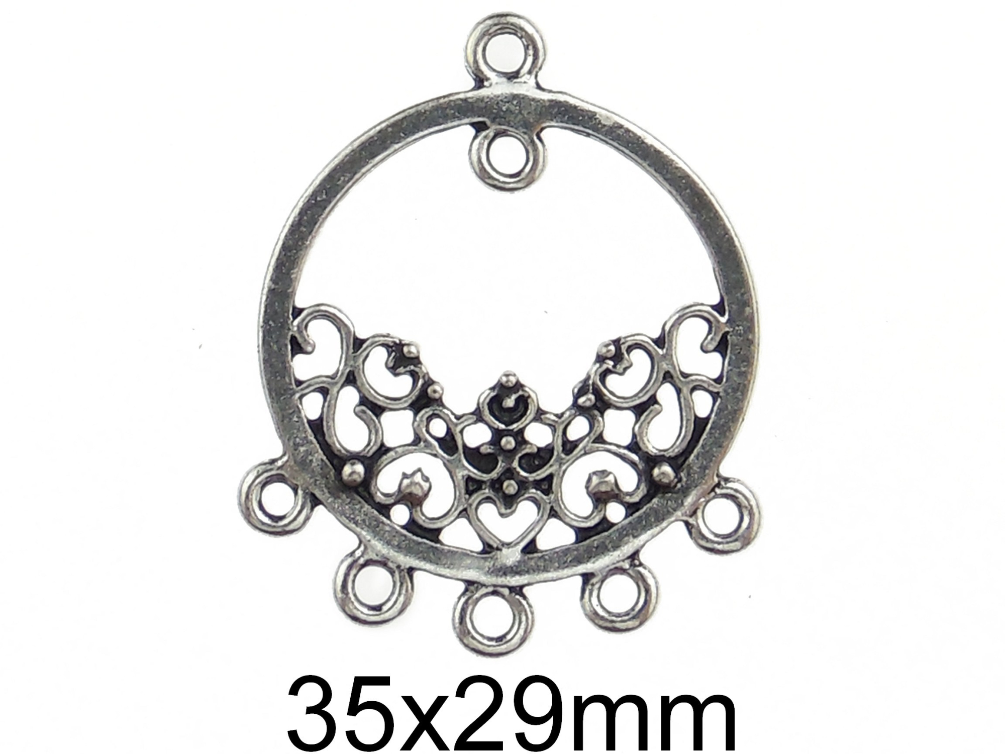 Candelabru Argintiu 29x35mm