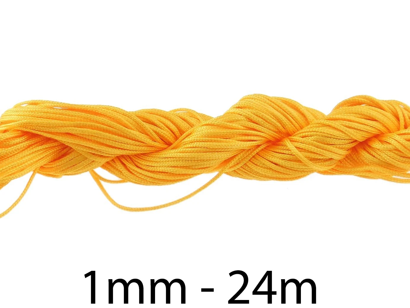 (24m)Snur Nylon. Diametru fir: 1mm. Culoare: Galben