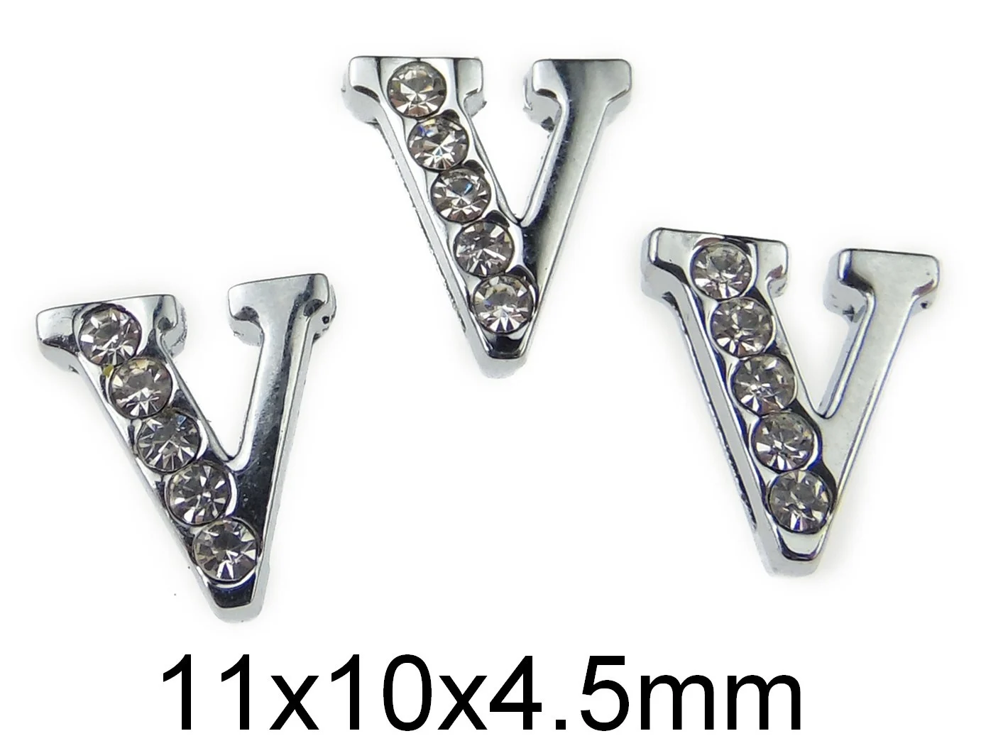 Slide Charm Litera "V"