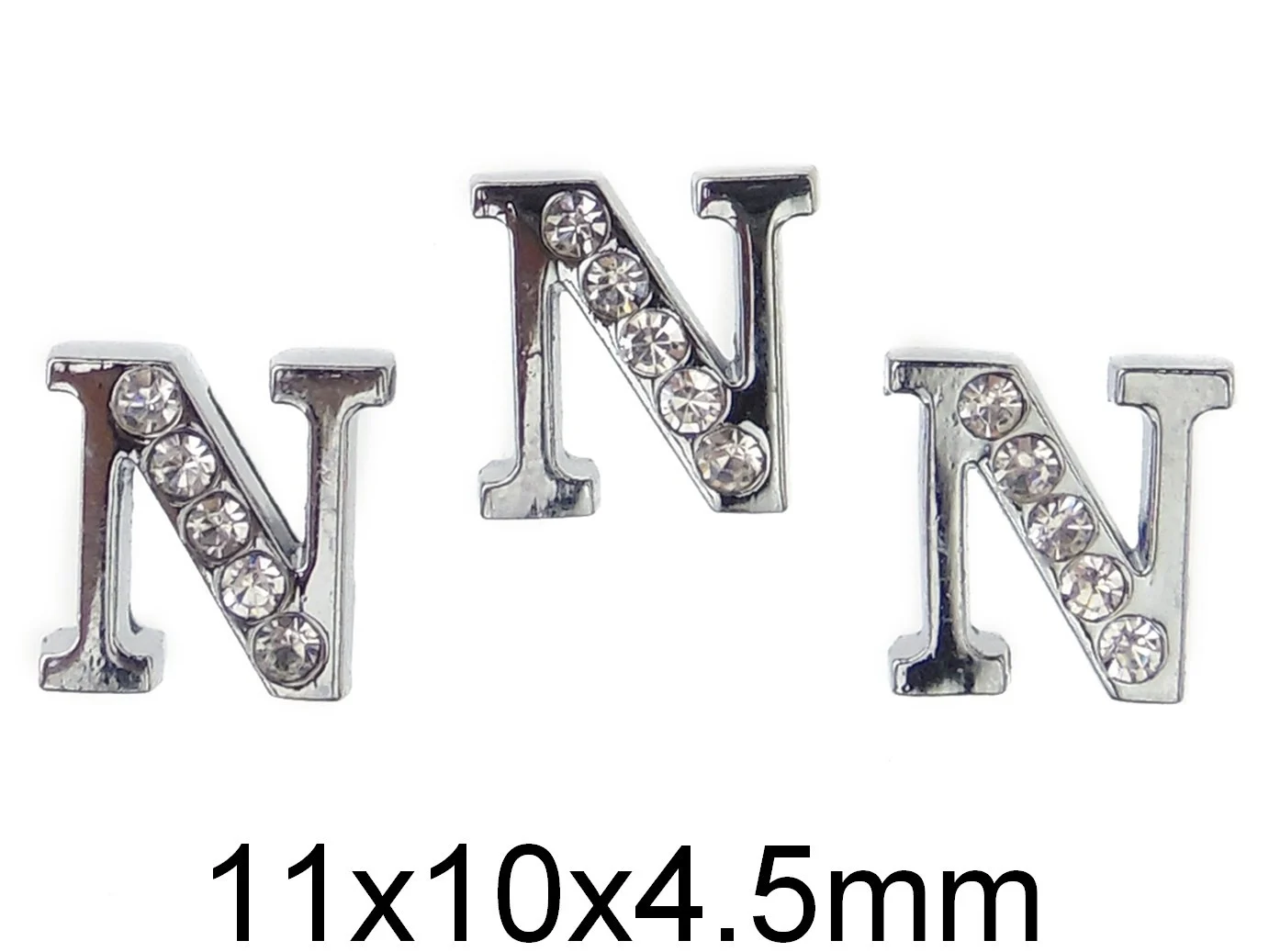 Slide Charm Litera "N"