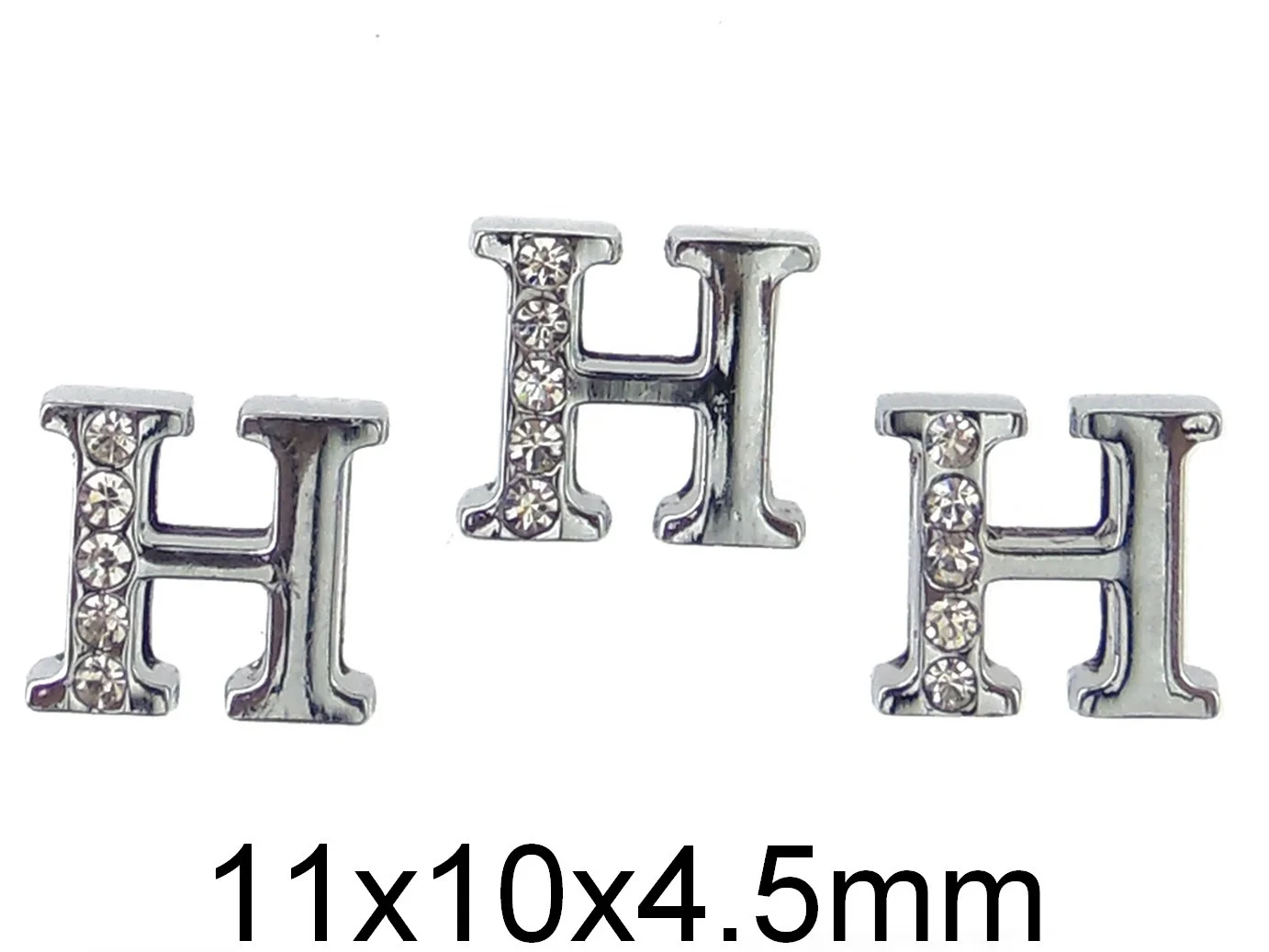 Slide Charm Litera "H"