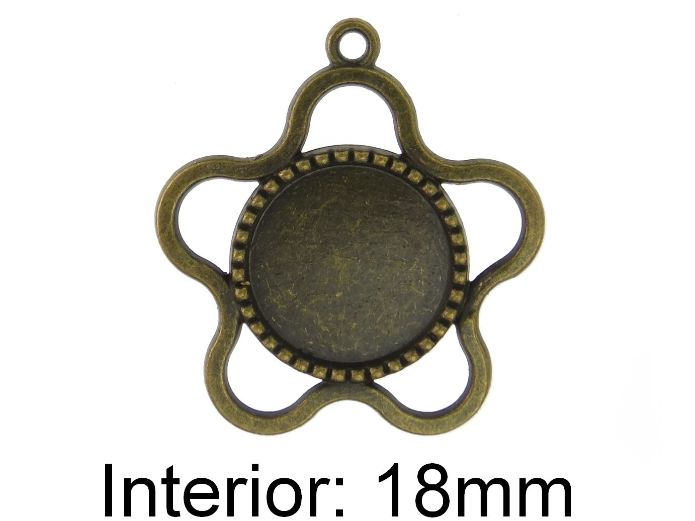 Baza cabochon. Interior platou: 18mm