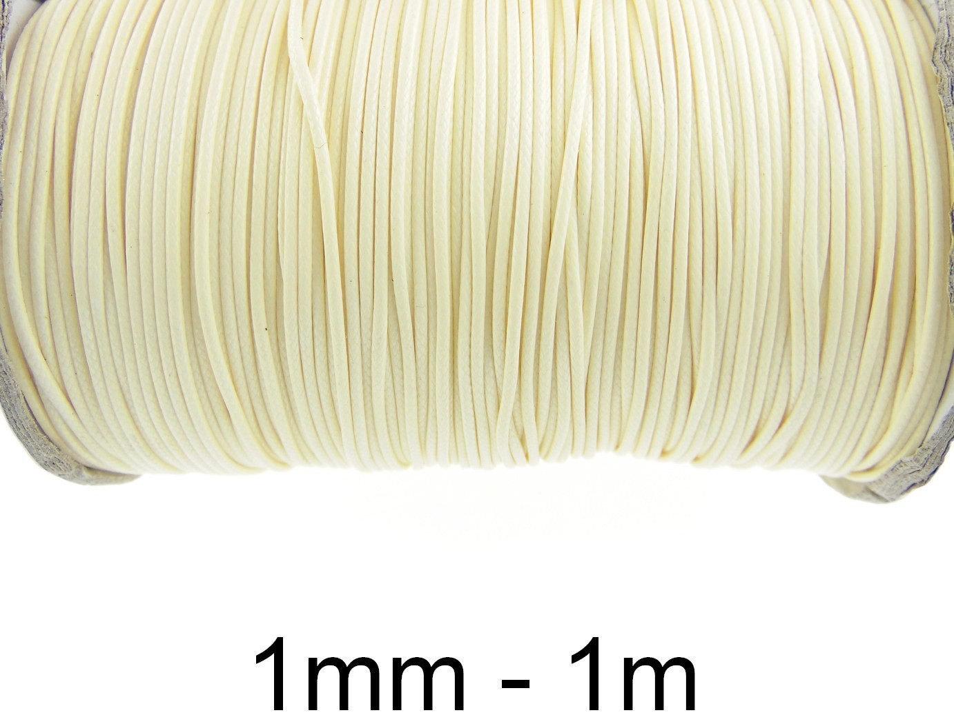 (1m)Snur poliester cerat. Diametru fir: 1mm.