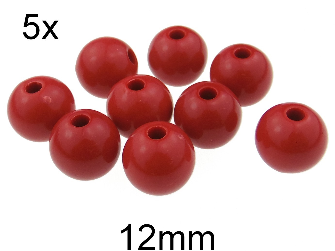 (5b)Margele Acrilice. Diametru: 12mm