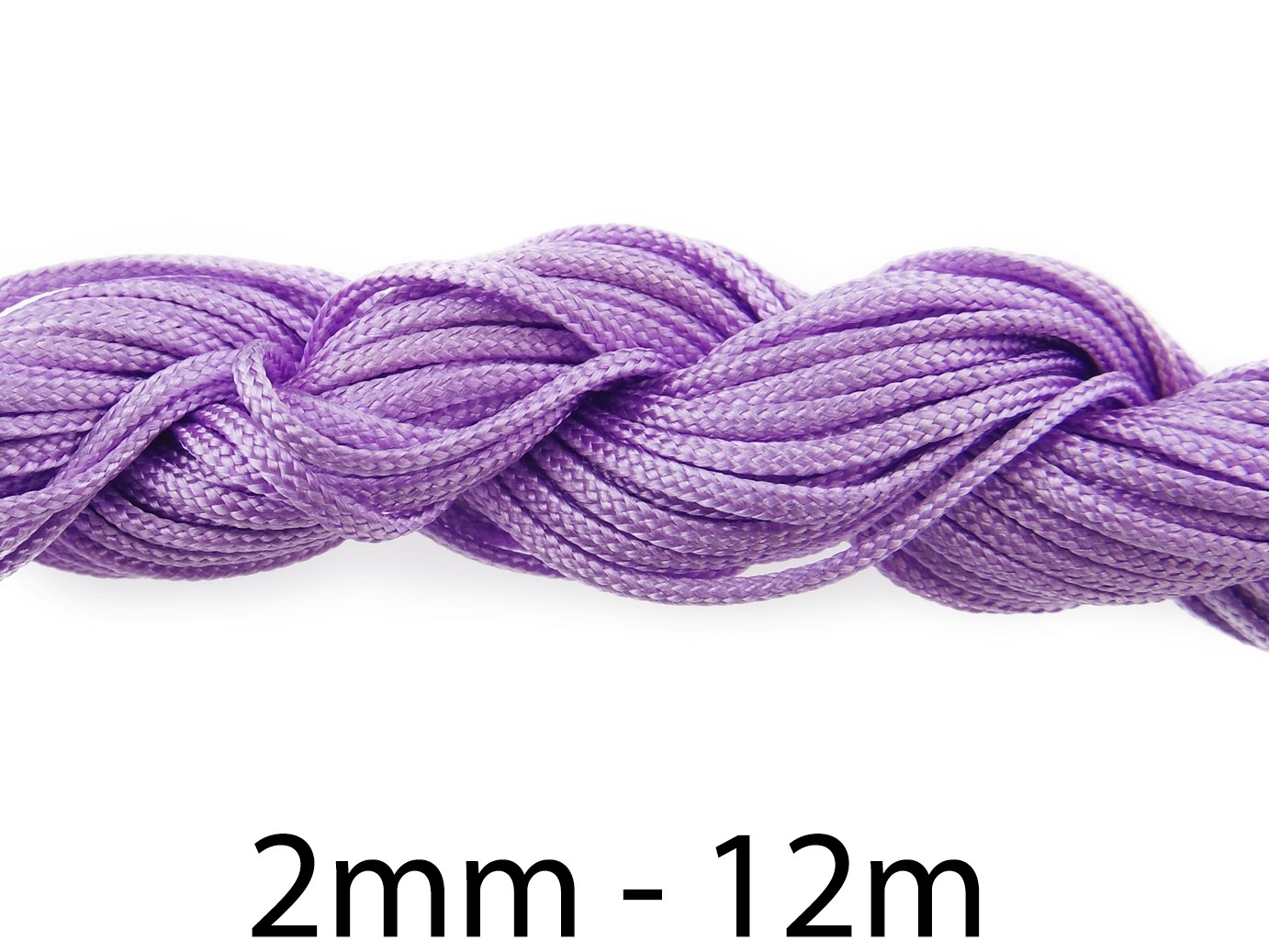 (12m)Snur Nylon pentru bratari. Diametru fir: 2mm. Culoare: Lila
