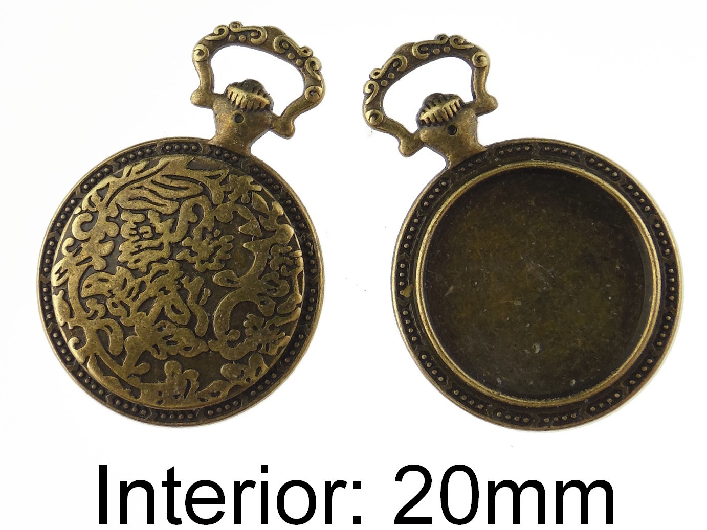 Baza Cabochon Ceas. Interior: 20mm