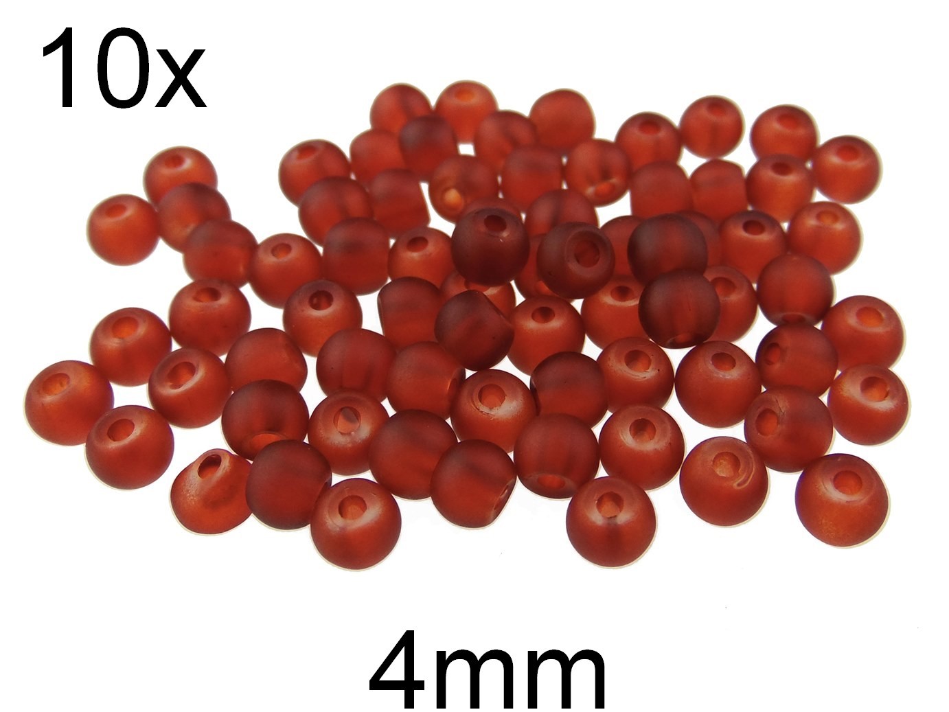 (10b)Margele Frosted 4mm