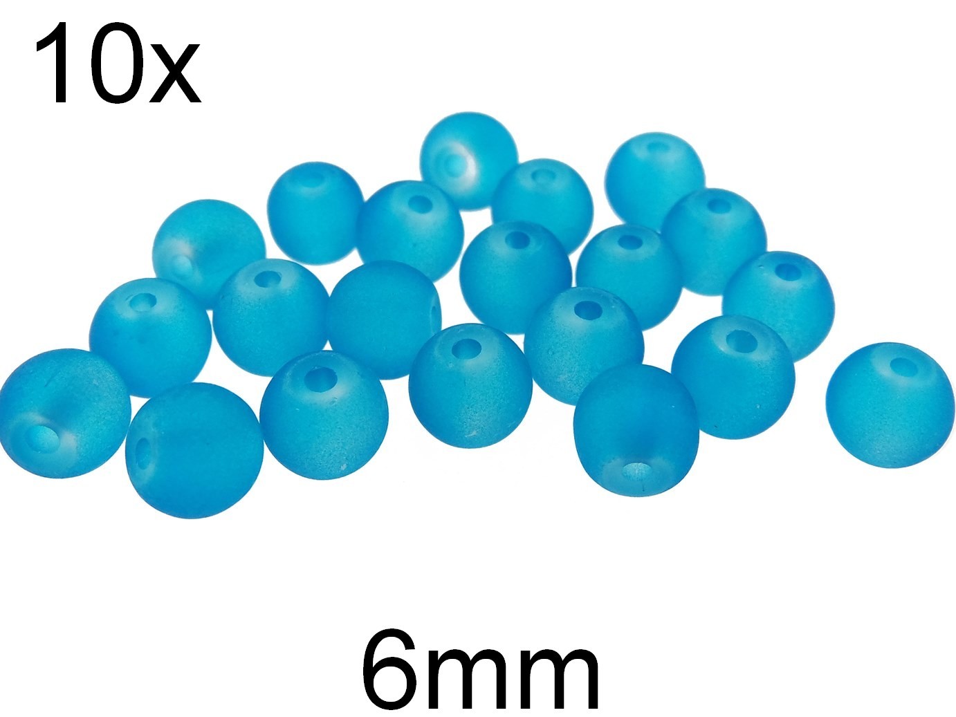 (10b)Margele Frosted 6mm