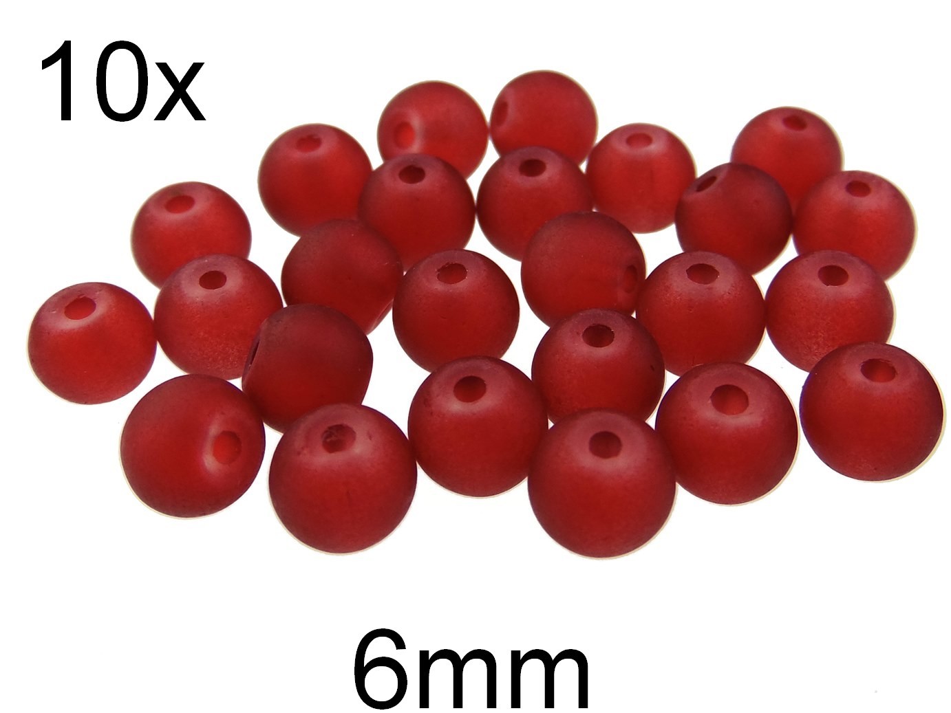 (10b)Margele Frosted 6mm