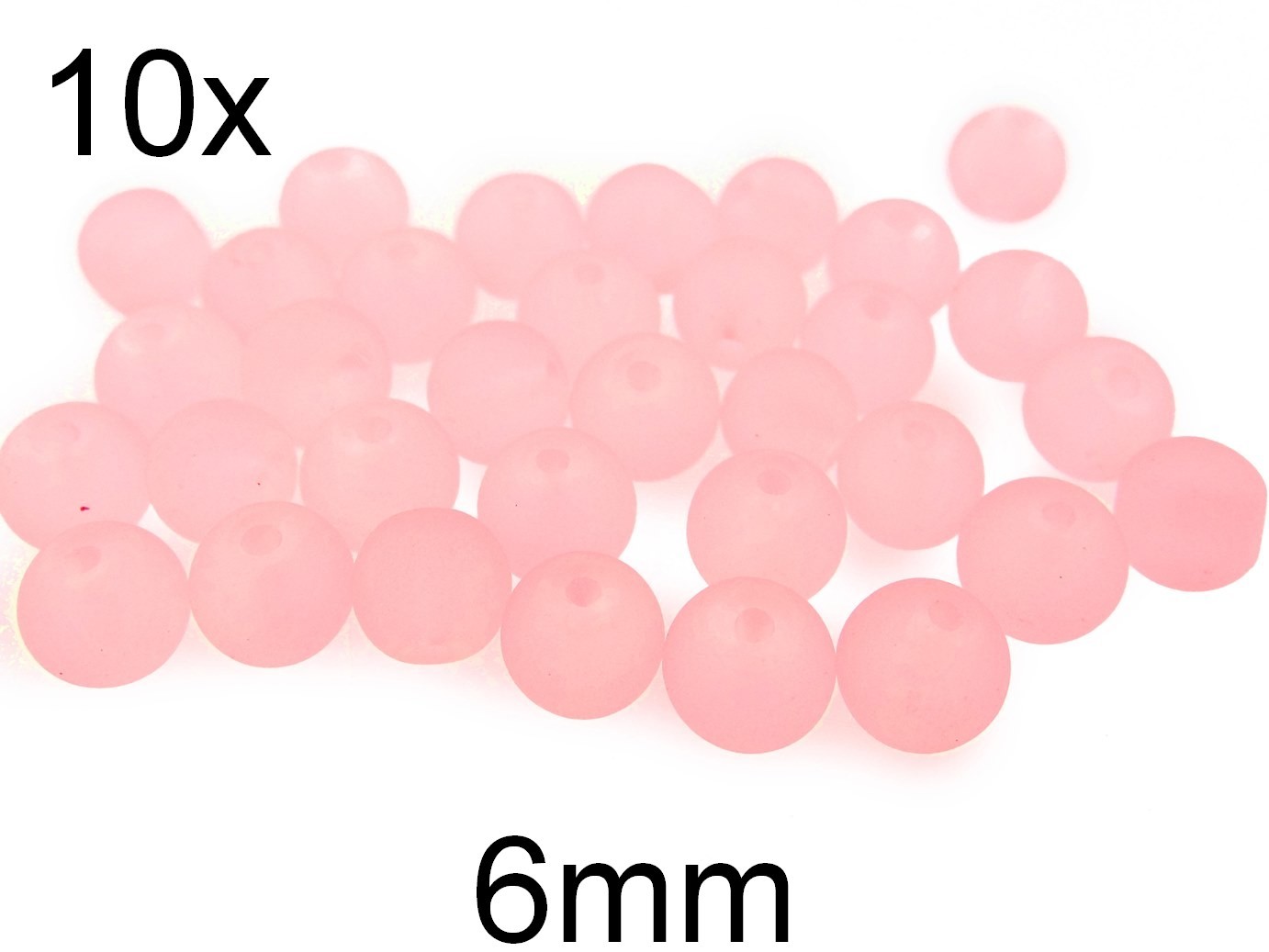 (10b)Margele Frosted 6mm