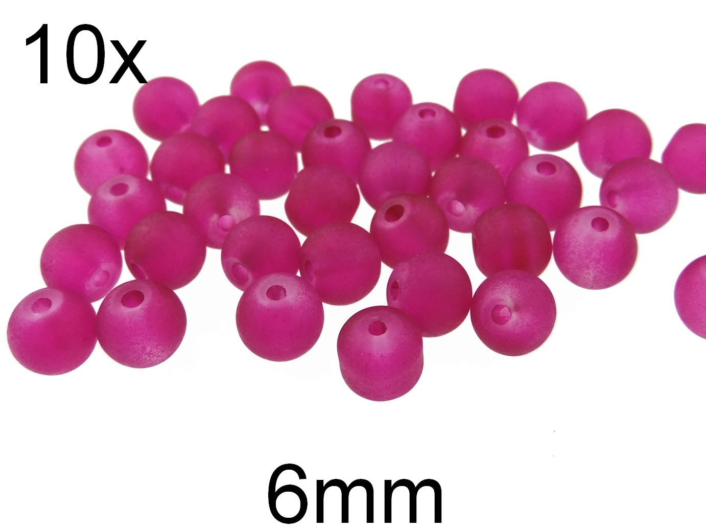 (10b)Margele Frosted 6mm