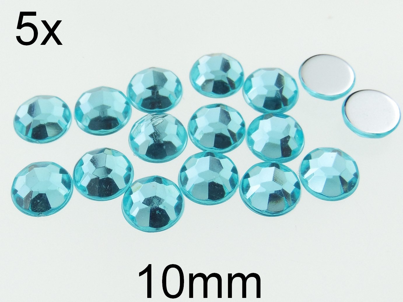 (5b)Strasuri acrilice. Diametru: 10mm